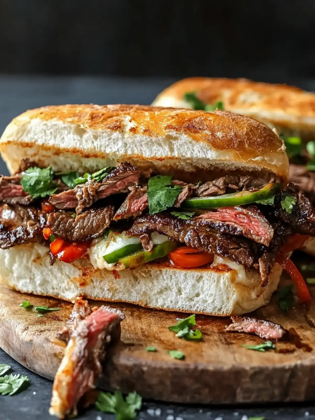 Korean Steak Sandwich Bliss: Savory Spicy Comfort Food 3 Korean Steak Sandwich