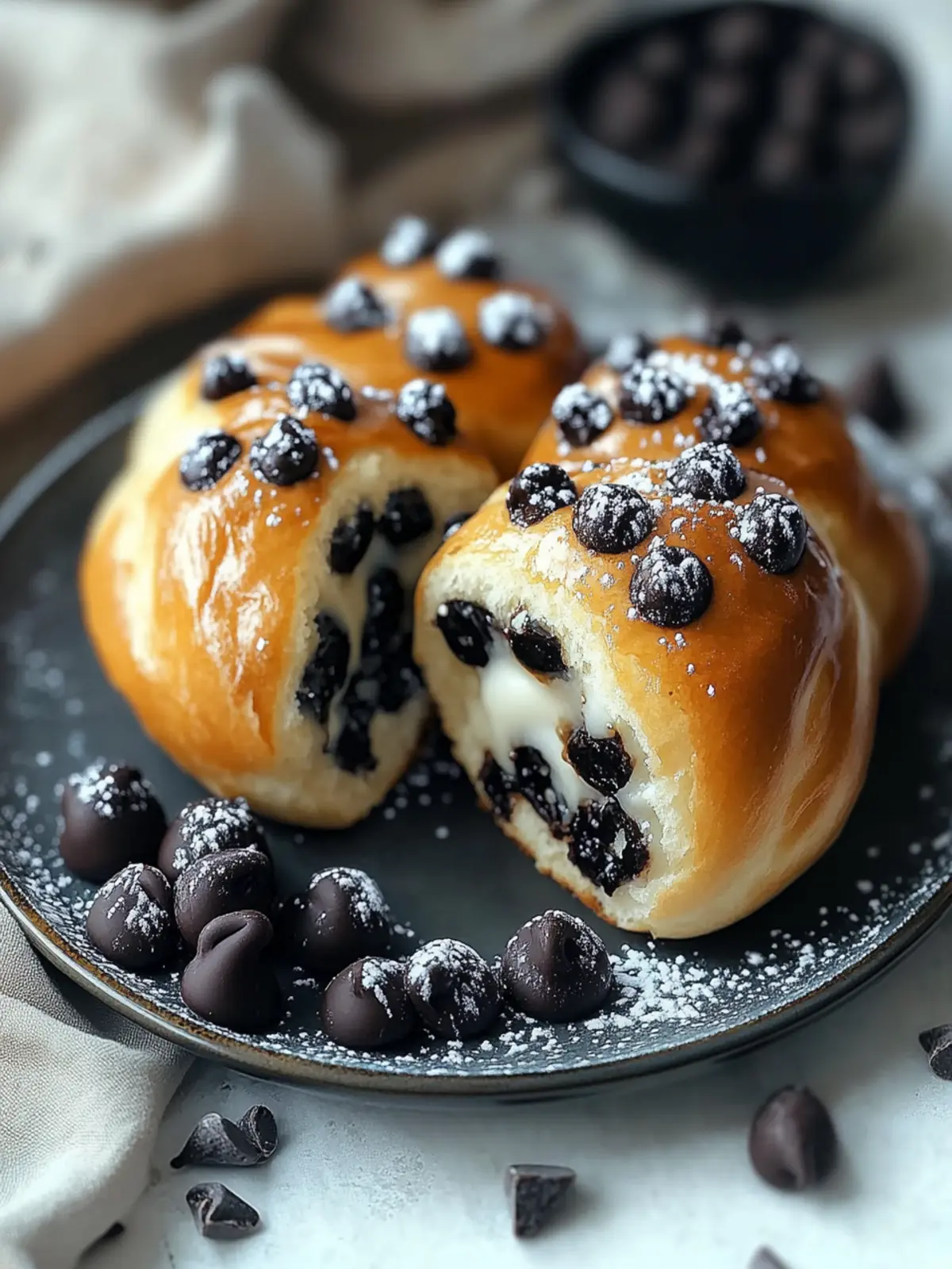 Decadent Chocolate Chip Vanilla Custard Brioches to Indulge in Cozy Brunch Vibes 5 Decadent Chocolate Chip Vanilla Custard Brioches to Indulge