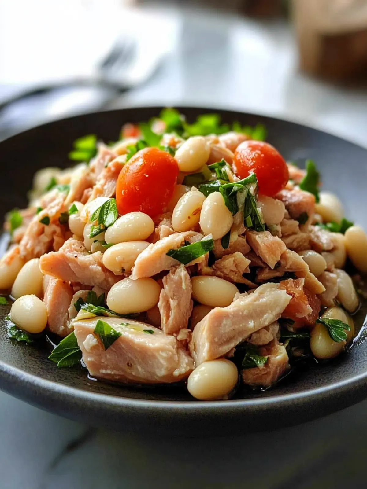 Tuna and White Bean Salad: Quick, Healthy, and Delicious! 2 Tuna and White Bean Salad