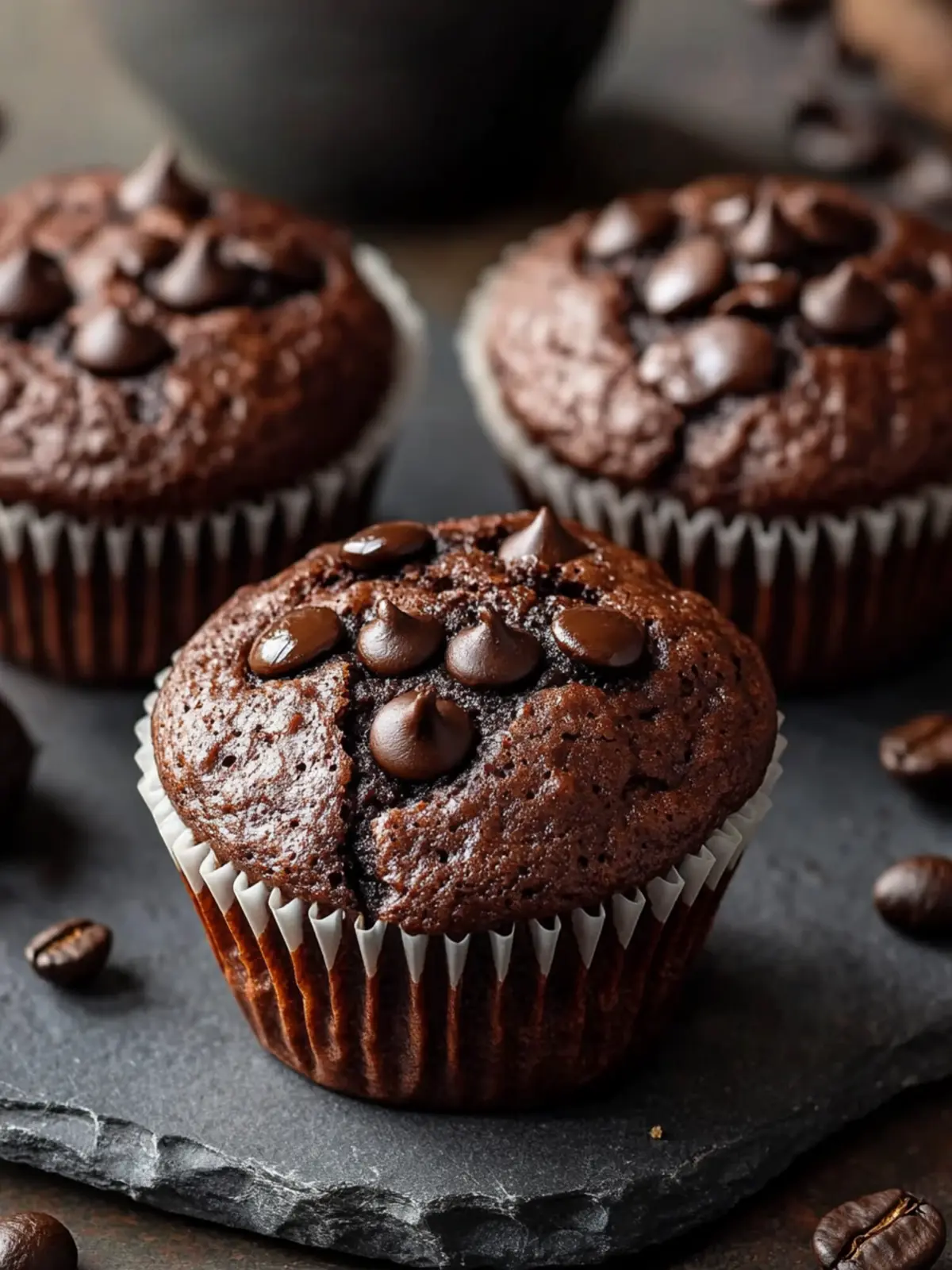 Indulge in Moist Chocolate Espresso Muffins with Sour Cream 5 Moist Chocolate Espresso Muffins with Sour Cream