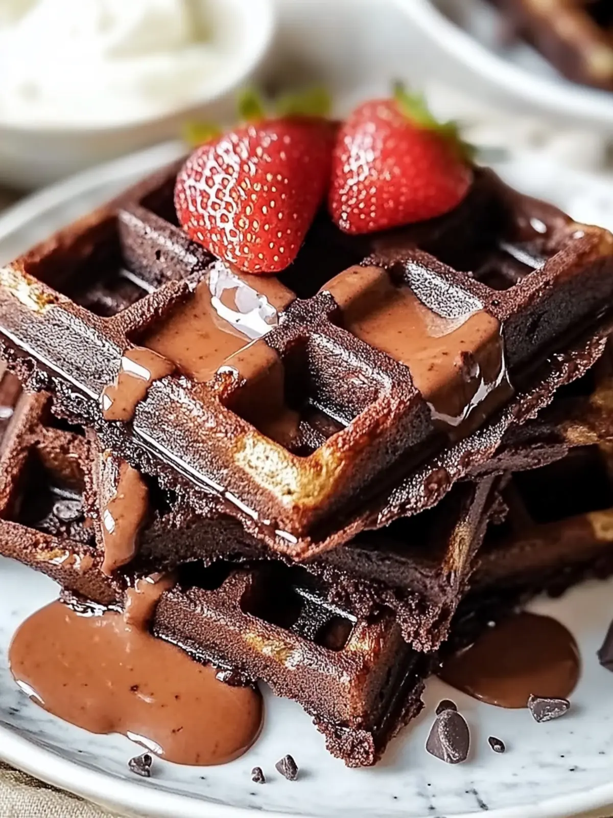 Irresistible Fudgy Brownie Waffles: Your Decadent Breakfast Treat 5 Fudgy Brownie Waffles: Decadent Breakfast Treat