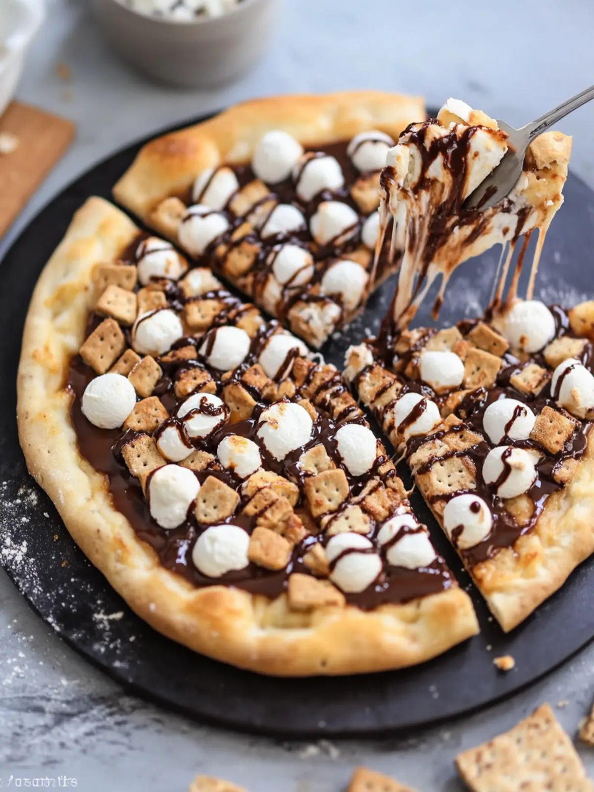 Irresistible S'mores Pizza: The Ultimate Sweet Treat Adventure 3 S’mores Pizza
