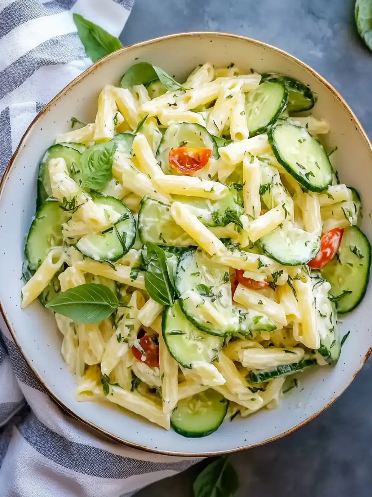 Healthy Cucumber Pasta Salad: Your Summer Refreshment Fix 2 Healthy Cucumber Pasta Salad