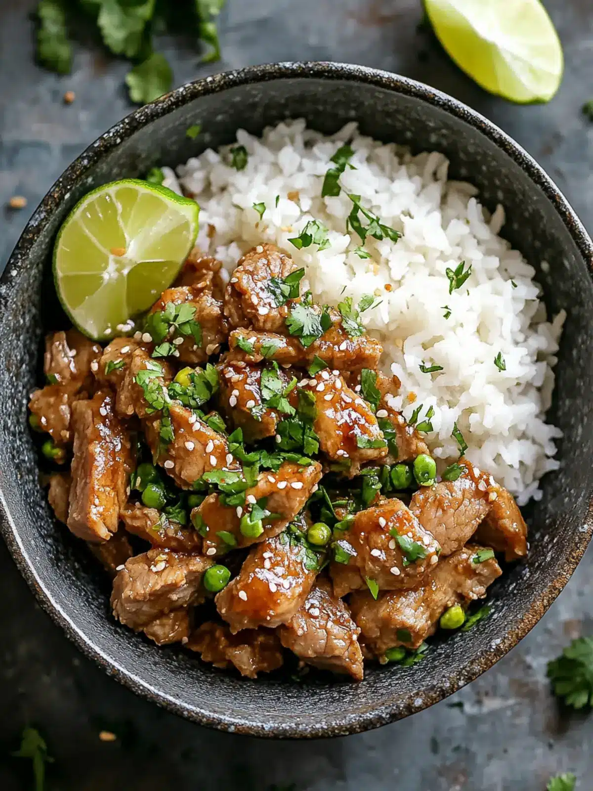 Zesty Ginger Lime Pork with Creamy Coconut Rice for Quick Joy 3 Zesty Ginger Lime Pork with Creamy Coconut Rice for Easy Dinners