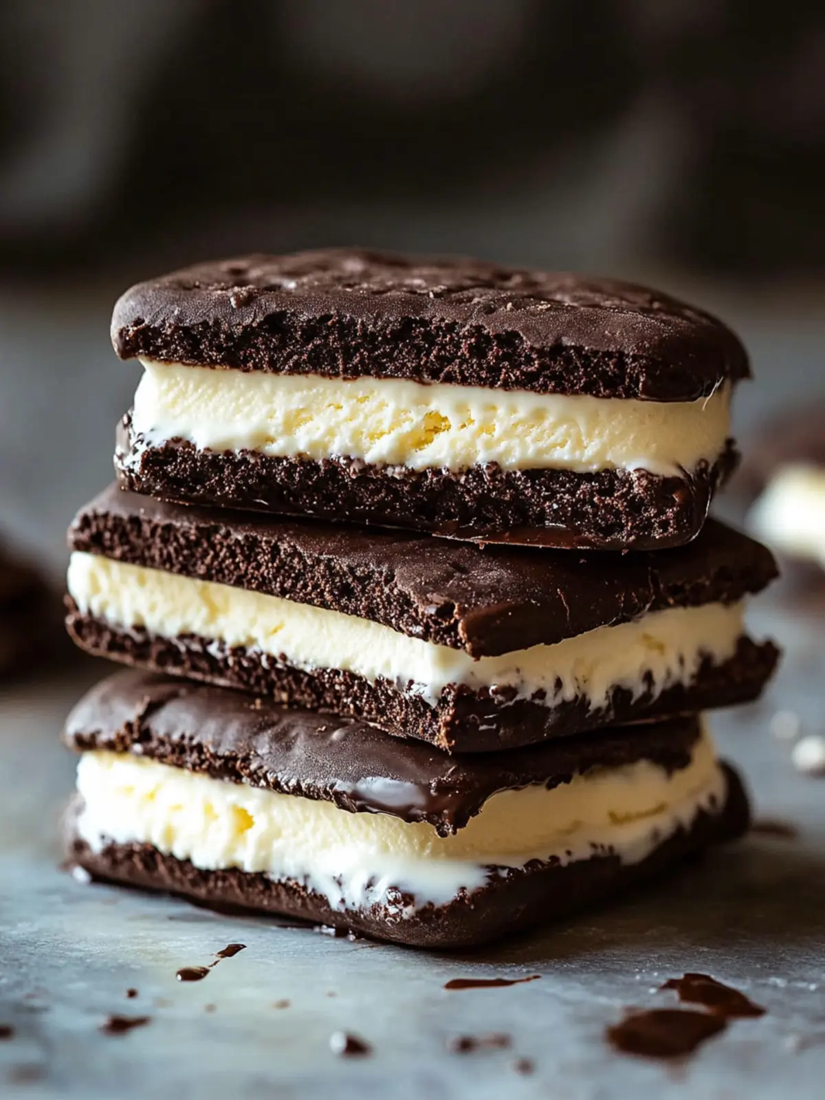 Chocolate Ice Cream Sandwiches: Your New Favorite Dessert Treat 3 Chocolate Ice Cream Sandwiches