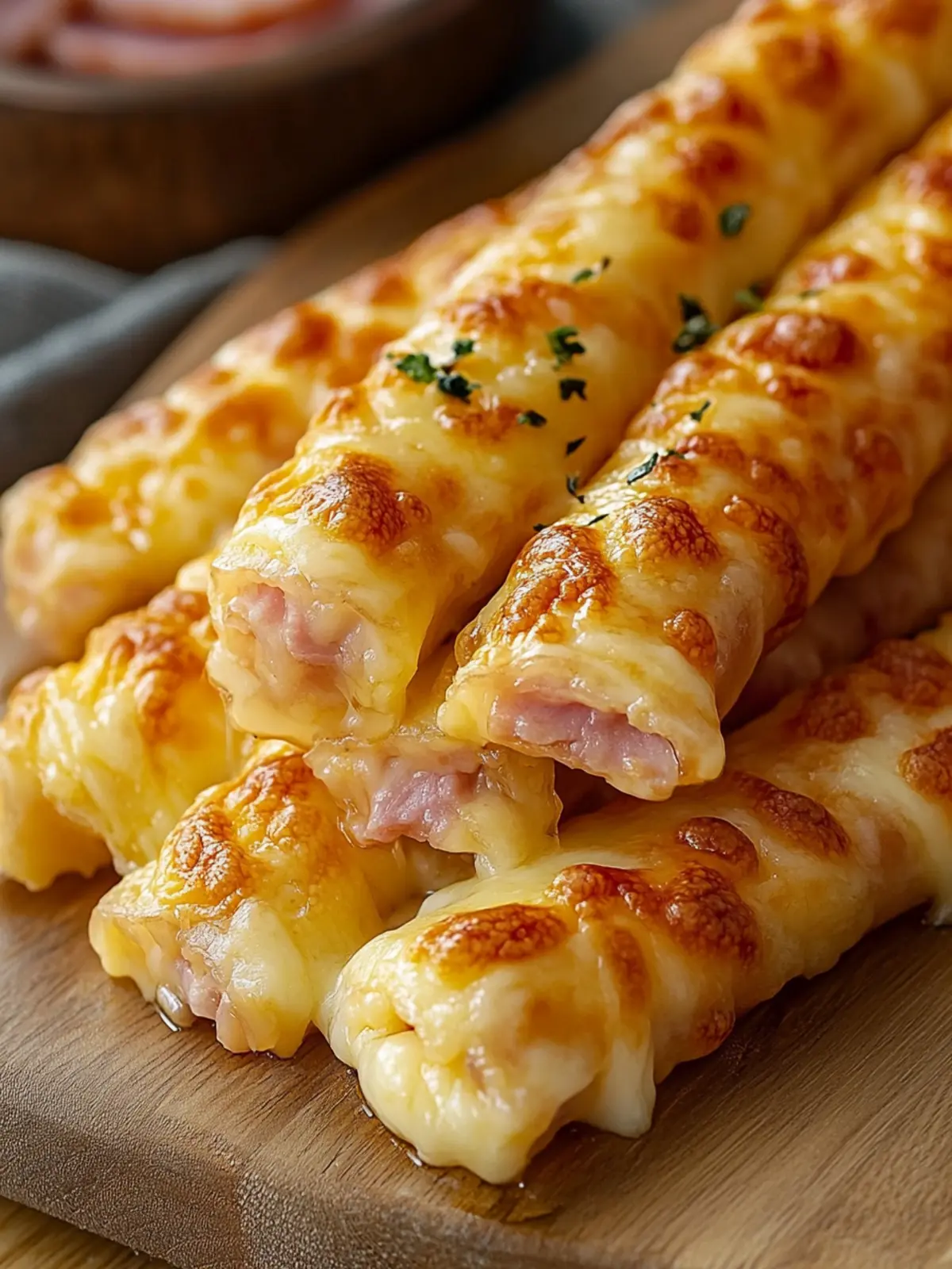 Cheesy Ham and Cheese Sticks: Quick, Irresistible Snack Magic 3 Cheesy Ham and Cheese Sticks