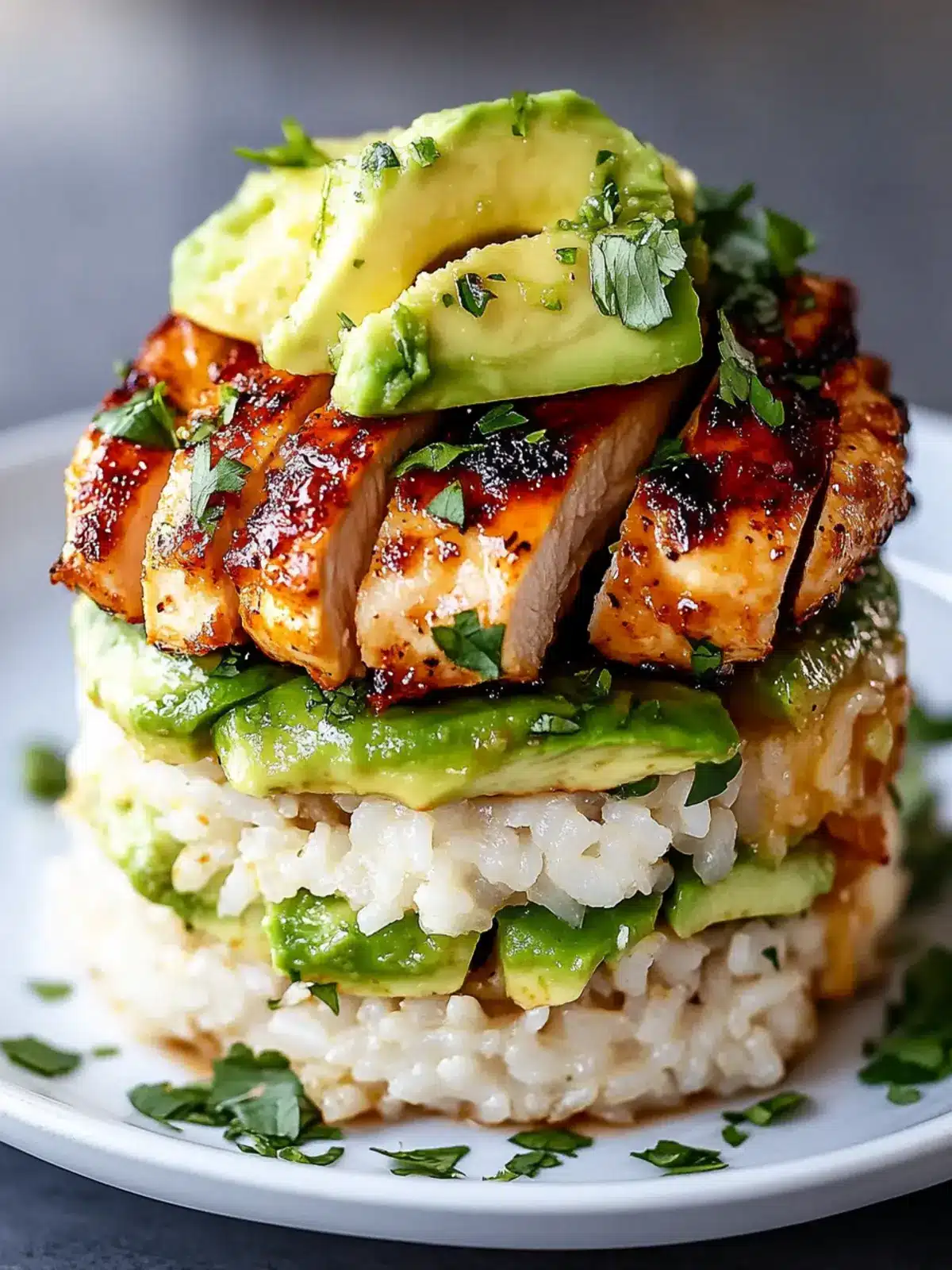 Honey Lime Chicken Avocado Rice Stack: A Fresh Flavor Boost 5 Honey Lime Chicken Avocado Rice Stack: Fresh & Flavorful Meal