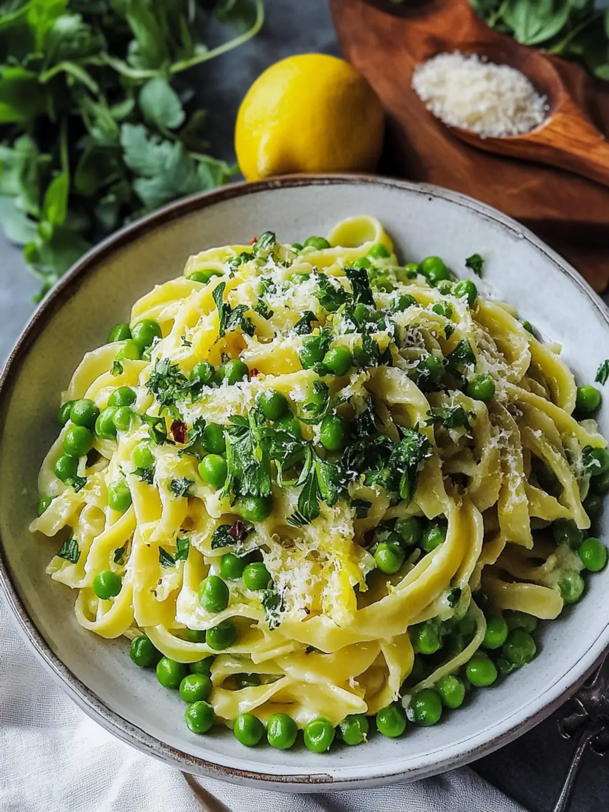 Fresh Spring Pea and Lemon Pasta: A Zesty Dinner Delight 3 Fresh Spring Pea and Lemon Pasta