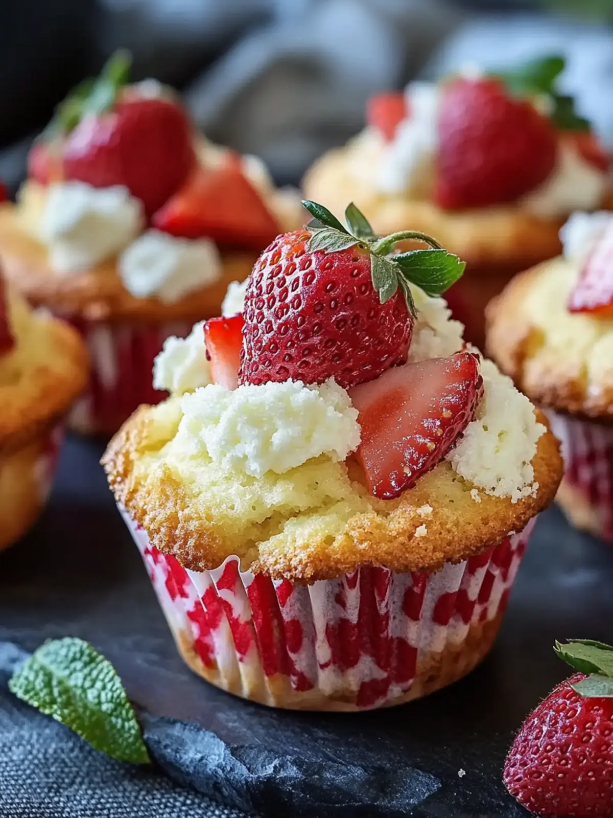 Easy Strawberry Shortcake Muffins Recipe for Quick 5-Minute Joy 2 Strawberry Shortcake Muffins Recipe Easy 5-Minute Quick Snack Idea