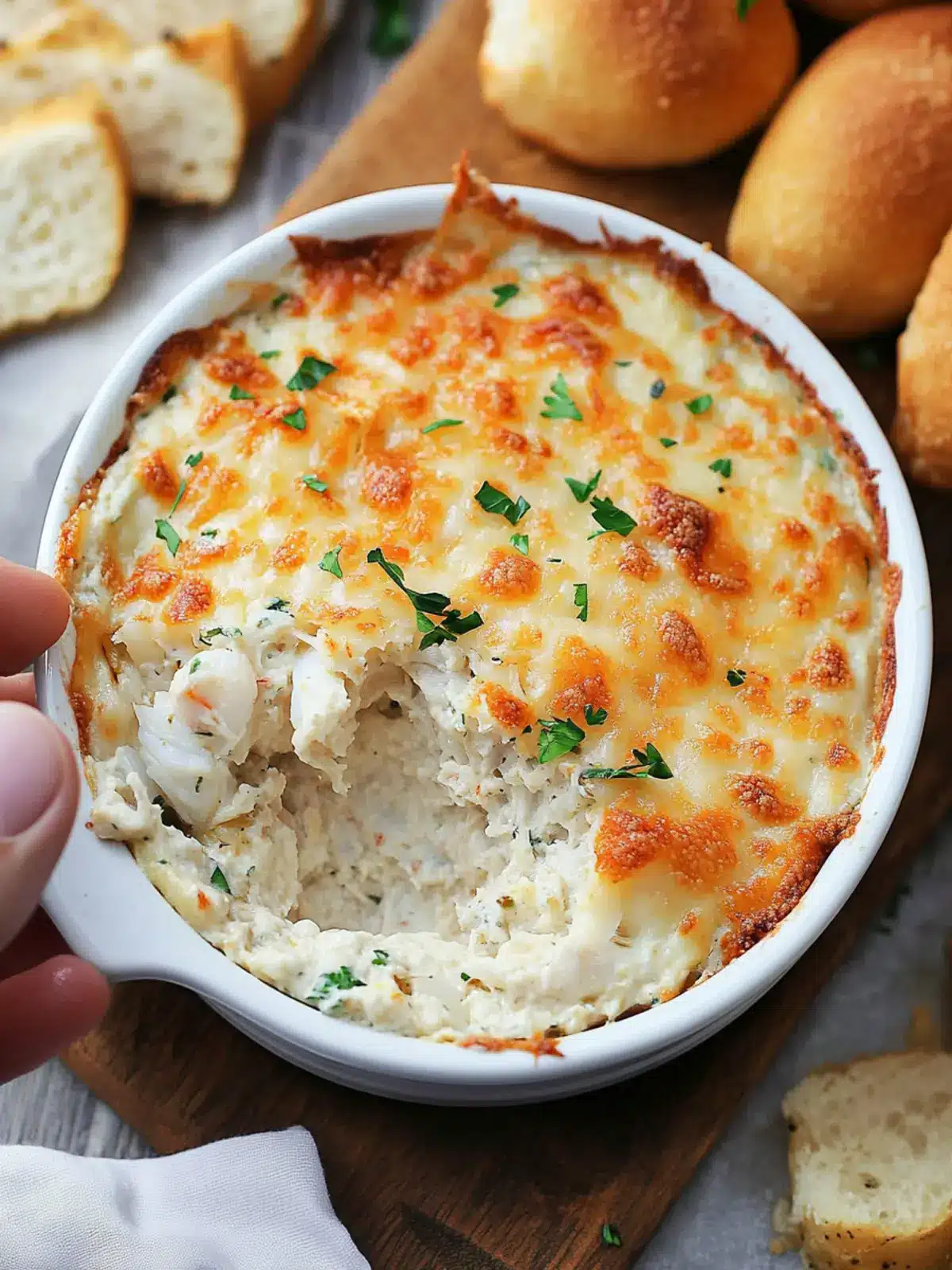Irresistible Hot Crab Dip Recipe for Your Best Homemade Feast 5 Crab Dip Recipe