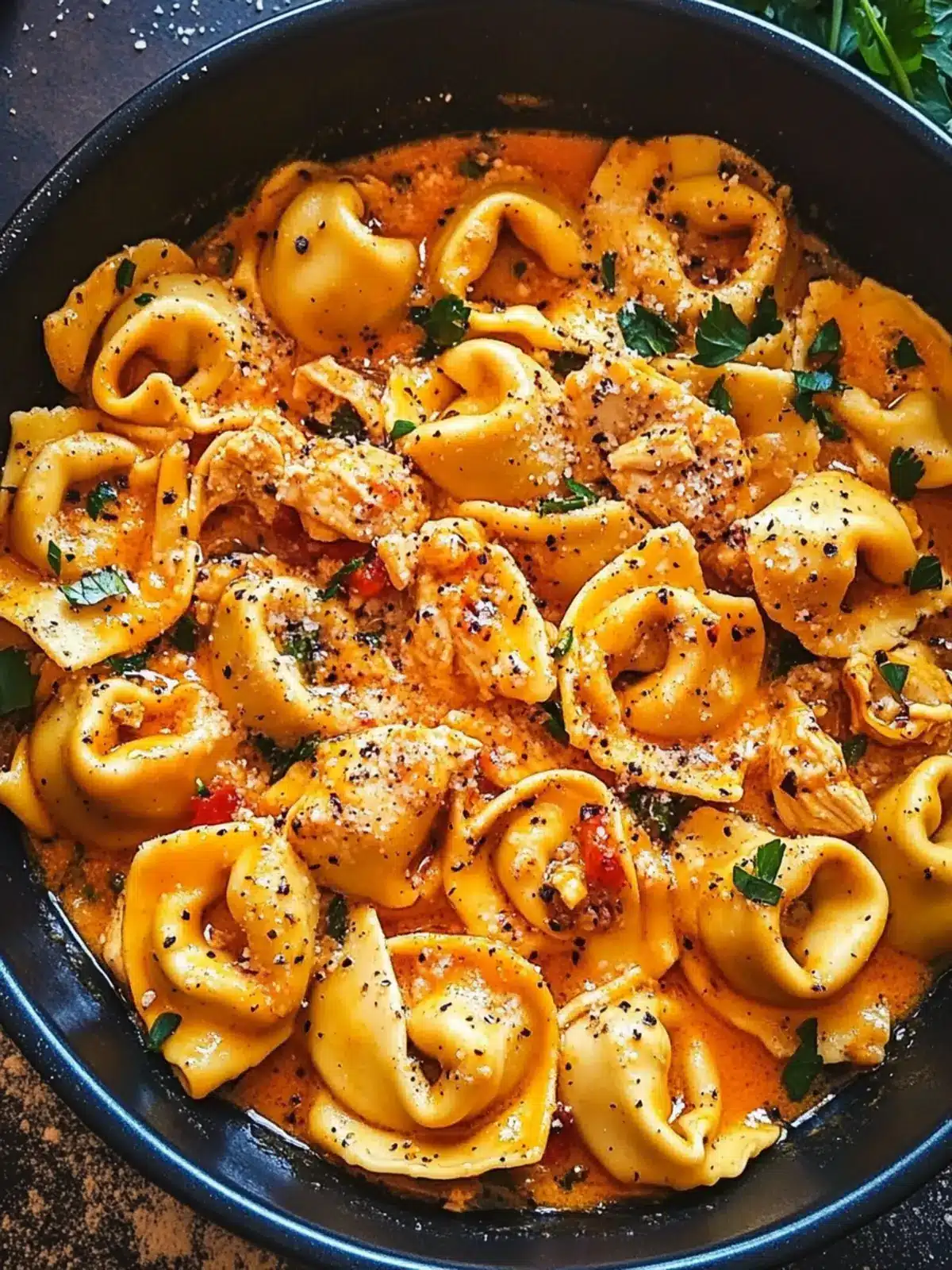 One-Pot Spicy Garlic Butter Chicken Tortellini for Cozy Nights 2 One-Pot Spicy Garlic Butter Chicken Tortellini