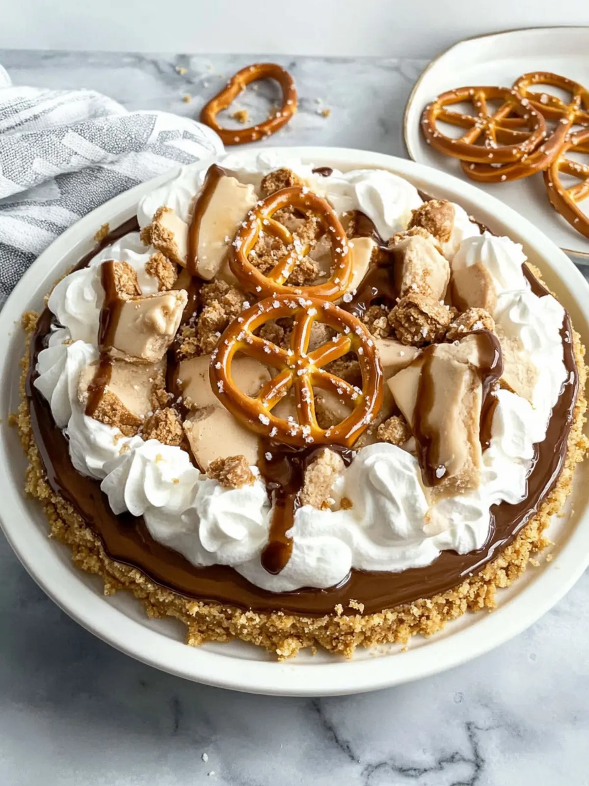 Peanut Butter Pretzel Pie: Your New No-Bake Dessert Obsession 4 Peanut Butter Pretzel Pie