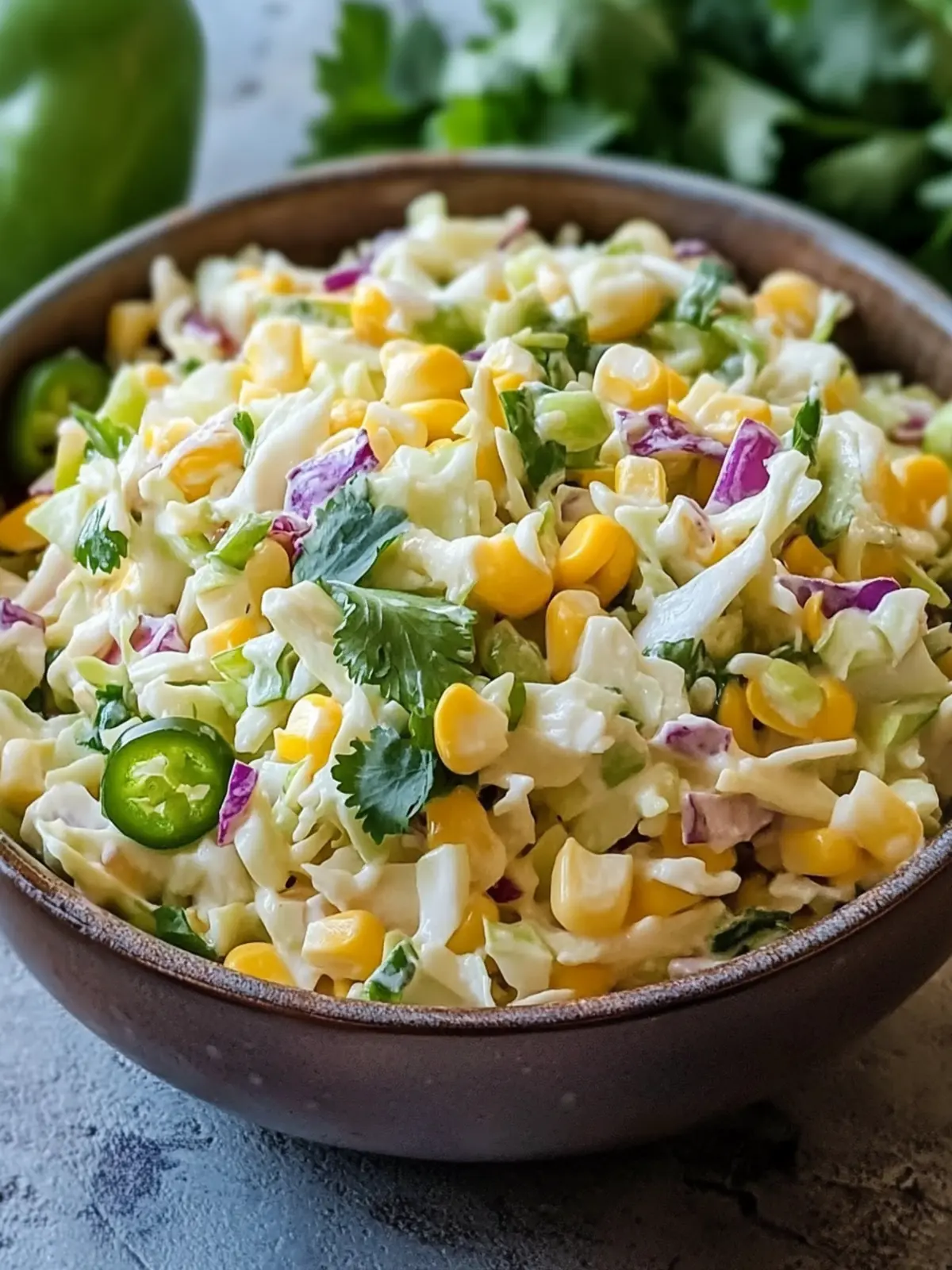 Spicy Jalapeno Corn Coleslaw: Refreshing Twist for Any Meal 4 Jalapeno Corn Coleslaw