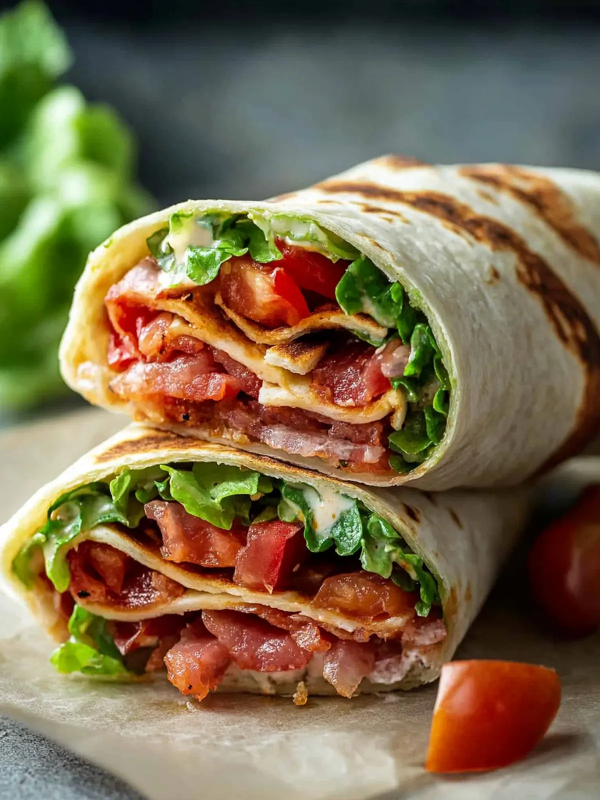 Gourmet BLT Wraps with Secret Sauce: A Flavorful Upgrade 3 Gourmet BLT Wraps with Secret Sauce