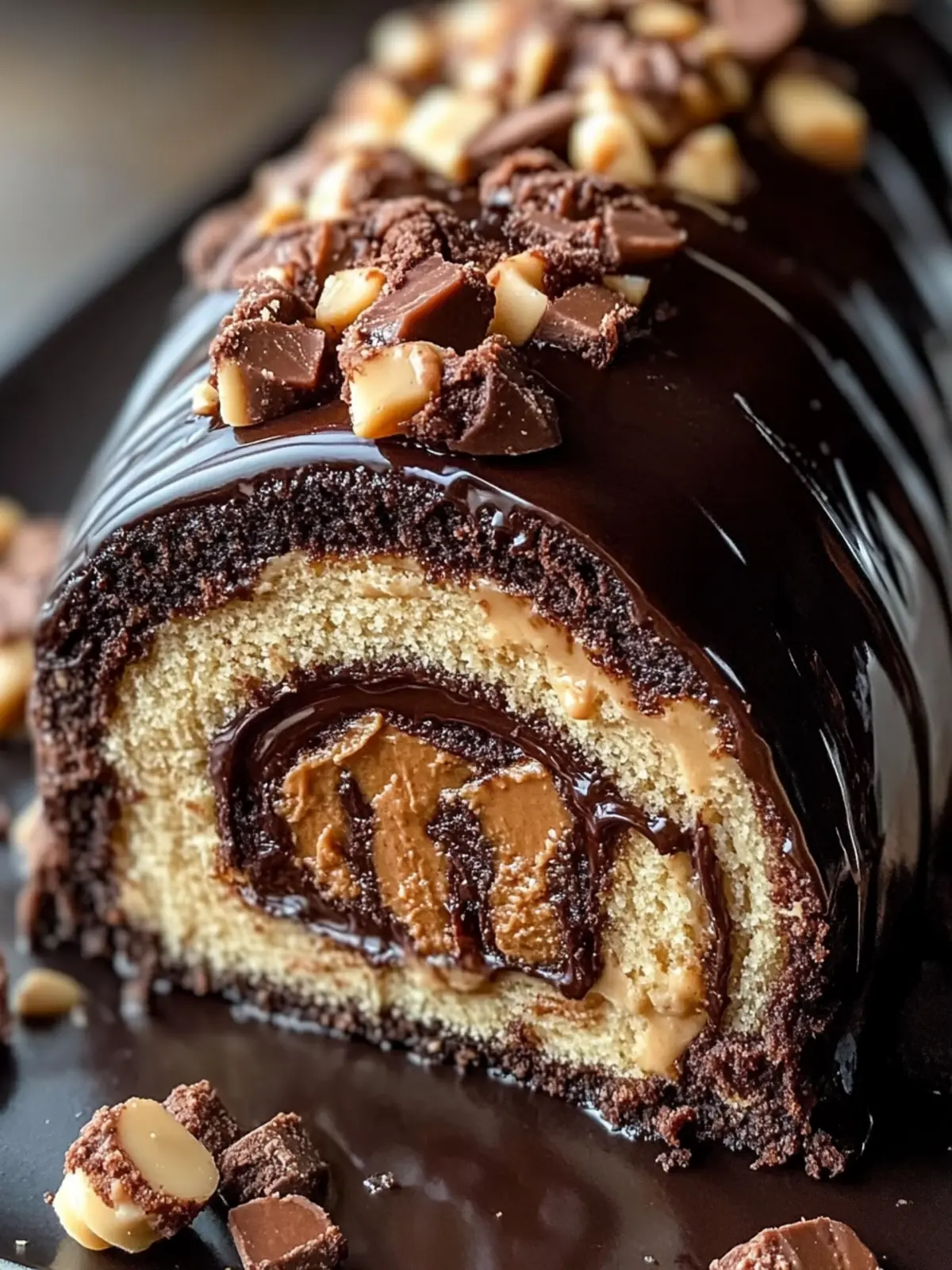 Irresistible Peanut Butter Cup Chocolate Roll You’ll Crave Always 3 Irresistible Peanut Butter Cup Chocolate Roll