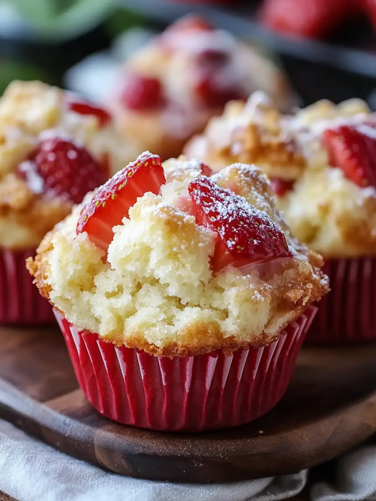 Easy Strawberry Shortcake Muffins Recipe for Quick 5-Minute Joy 4 Strawberry Shortcake Muffins Recipe Easy 5-Minute Quick Snack Idea