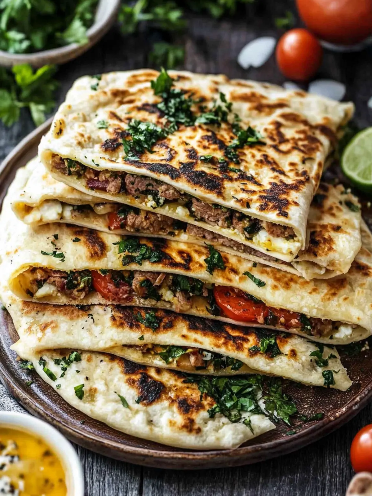 Delicious Turkish Gozleme with Lamb: Your New Family Favorite 5 Turkish Gozleme with Lamb