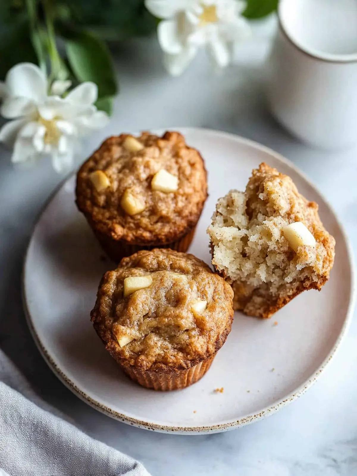 Delicious Banana Apple Breakfast Muffins for Happy Mornings 2 Banana Apple Breakfast Muffins