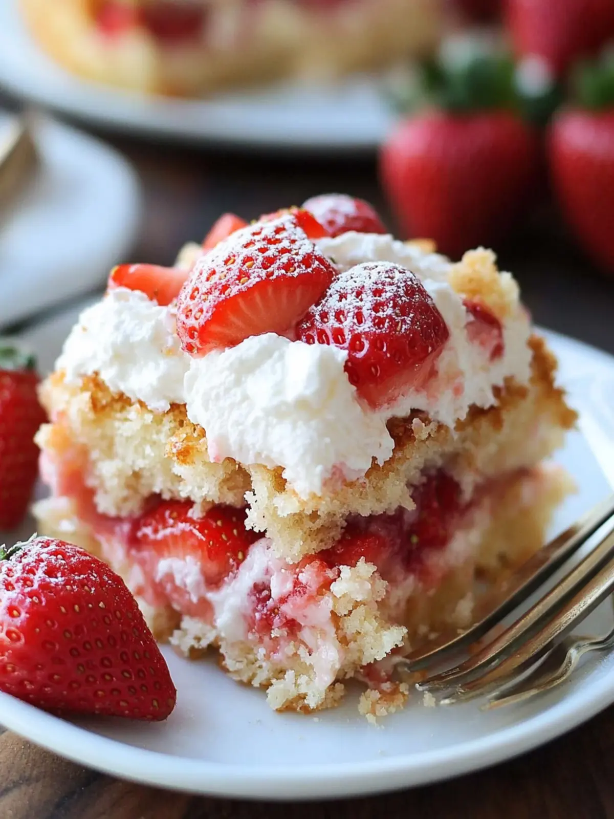 Fuss-Free Strawberry Shortcake Dump Cake Recipe for Summer Fun 2 Strawberry Shortcake Dump Cake Recipe