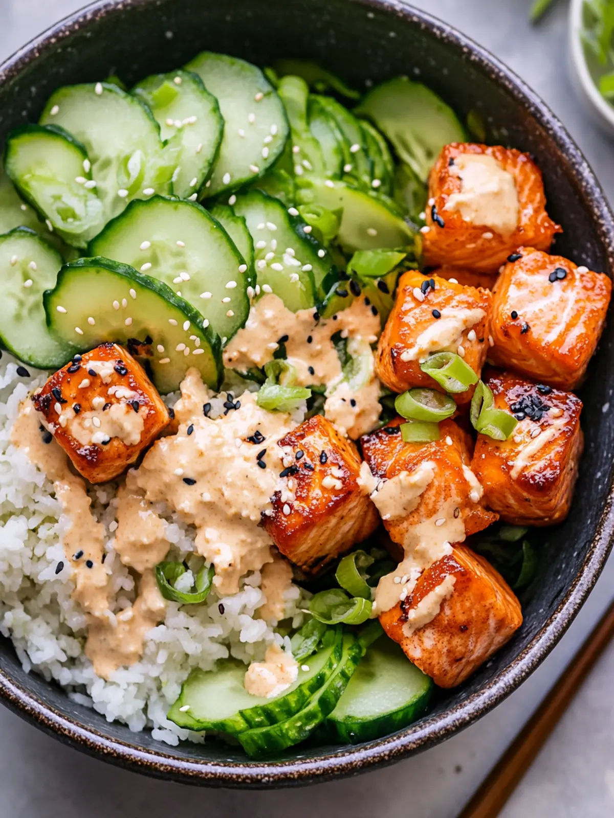 The Best Salmon Bites Poke Bowl Recipe for Quick Weeknight Wins 2 The Best Salmon Bites Poke Bowl Recipe