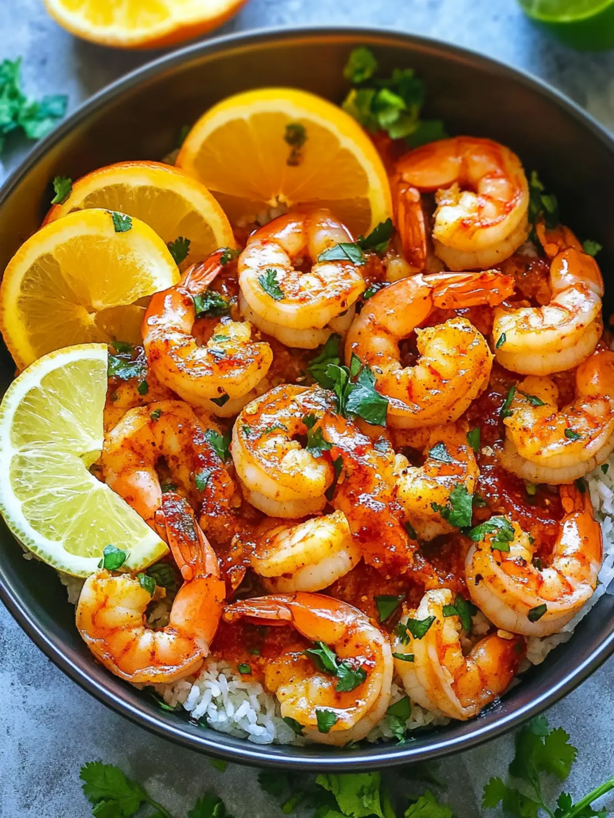 10-Minute Orange Chili Shrimp Bowl for a Bold Flavor Boost 4 Orange Chili Shrimp Bowl