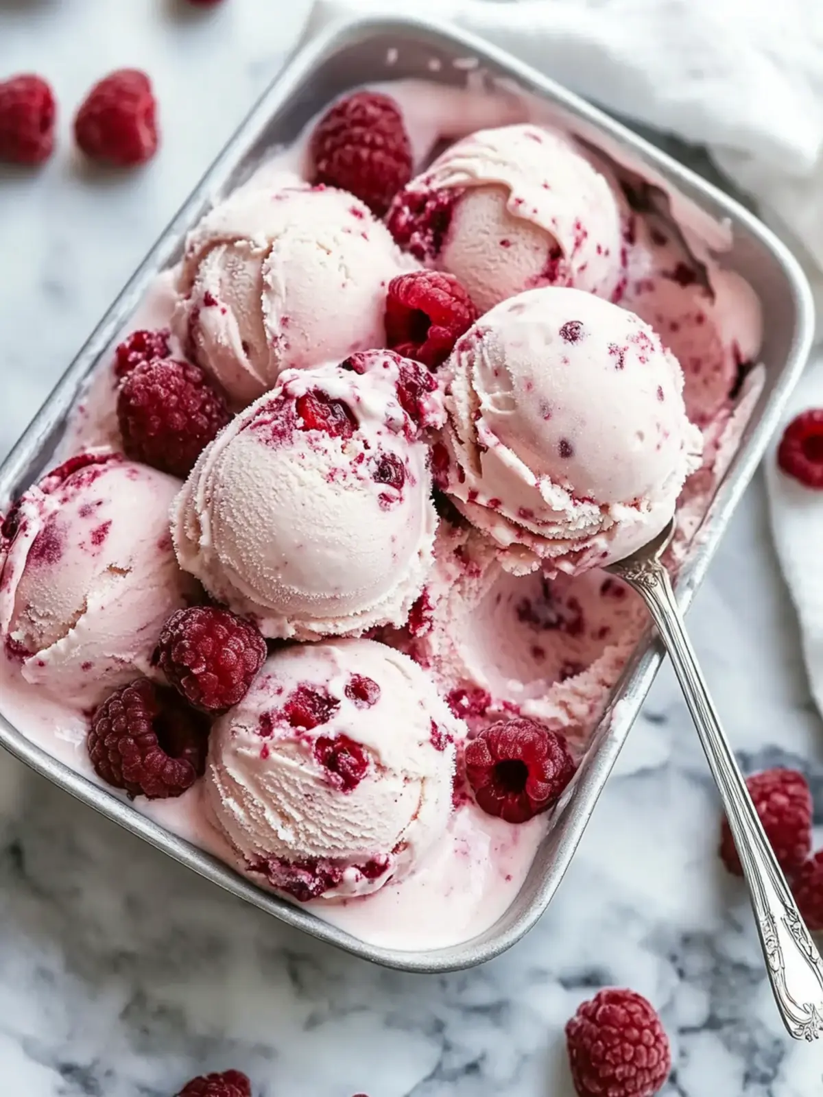 Creamy No-Churn Raspberry Cheesecake Ice Cream Delight 4 Raspberry Cheesecake Ice Cream