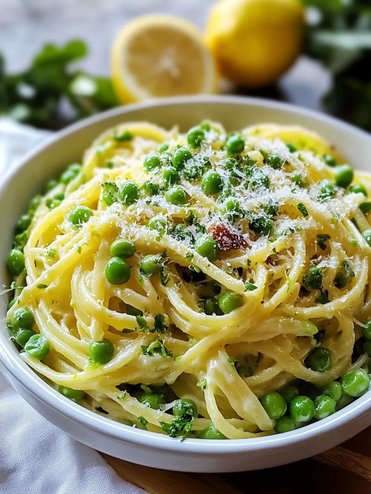 Fresh Spring Pea and Lemon Pasta: A Zesty Dinner Delight 5 Fresh Spring Pea and Lemon Pasta