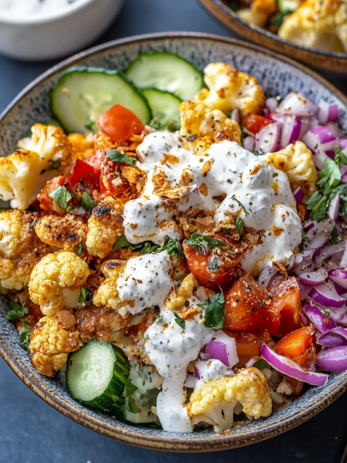 Delicious Cauliflower Shawarma Bowl That Makes Fast Food Look Weak 2 Cauliflower Shawarma Bowl