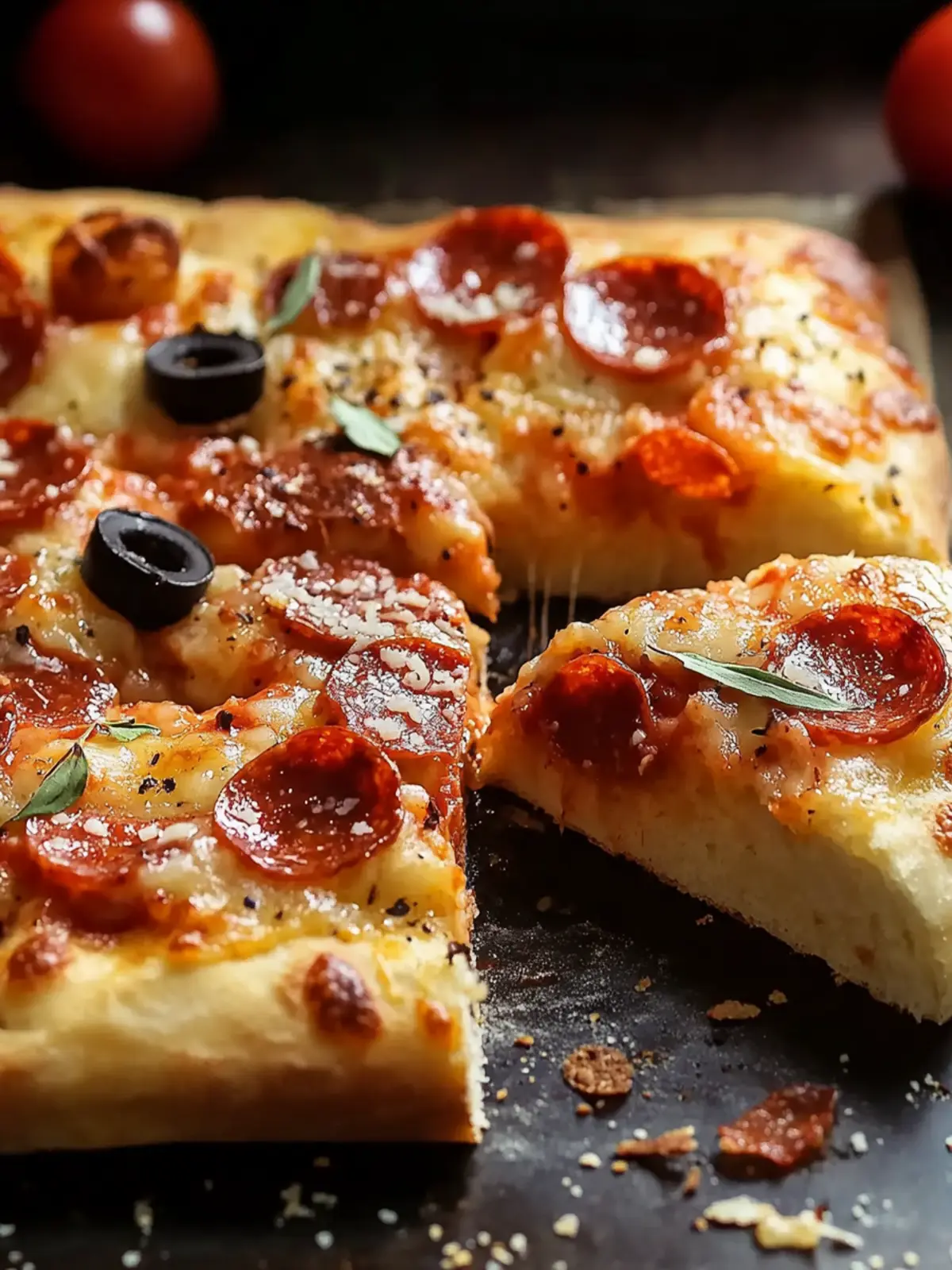 Tasty Focaccia Pizza Recipe with Crispy Crust