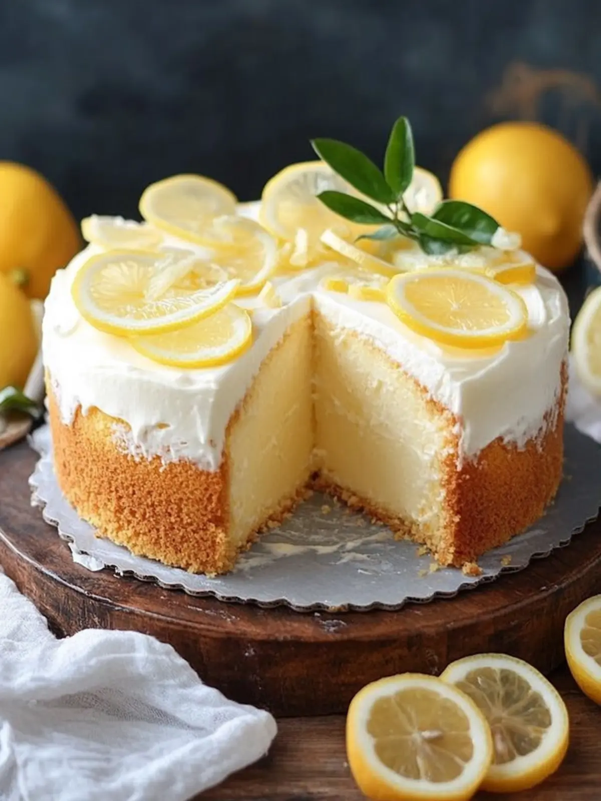Lemon Cream Cheese Cake That's Easy and Irresistibly Tangy 2 Lemon Cream Cheese Cake