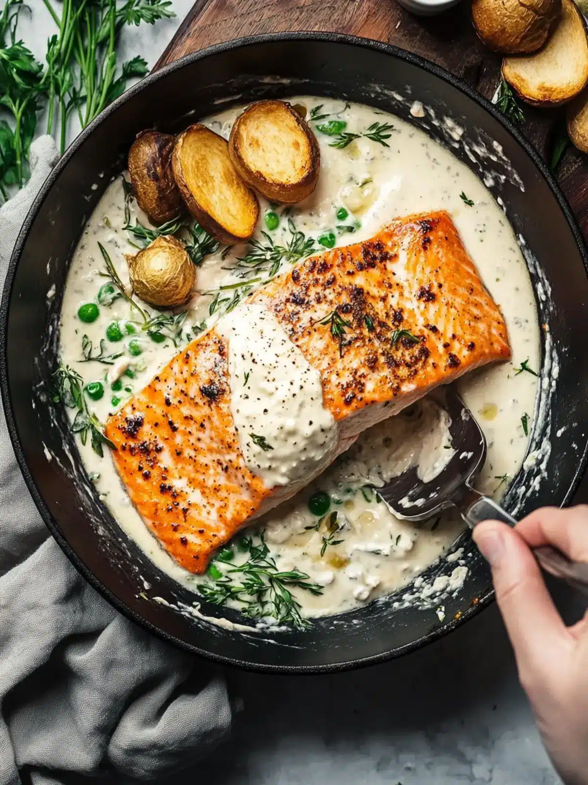 Baked Boursin Salmon: Effortless Elegance in 30 Minutes 3 Baked Boursin Salmon