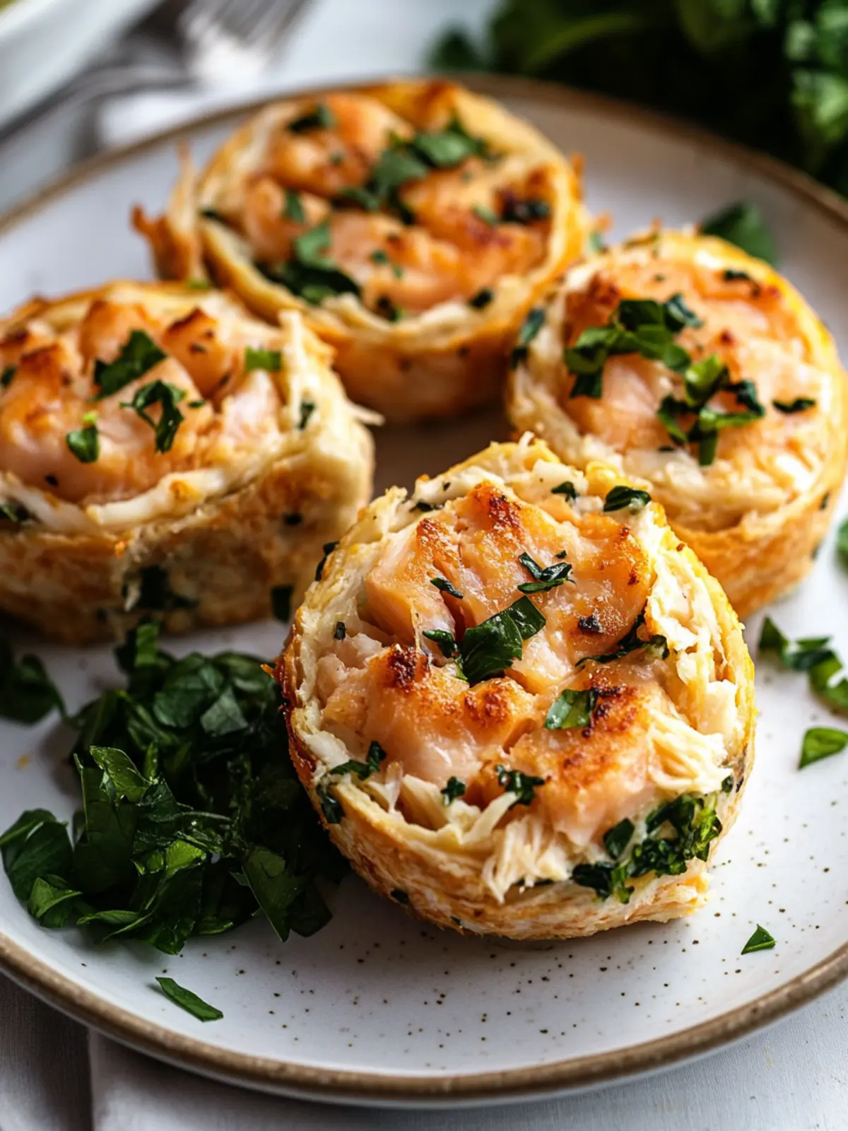 Crab Stuffed Salmon Pinwheels for a Stunning Dinner Treat 3 Crab Stuffed Salmon Pinwheels
