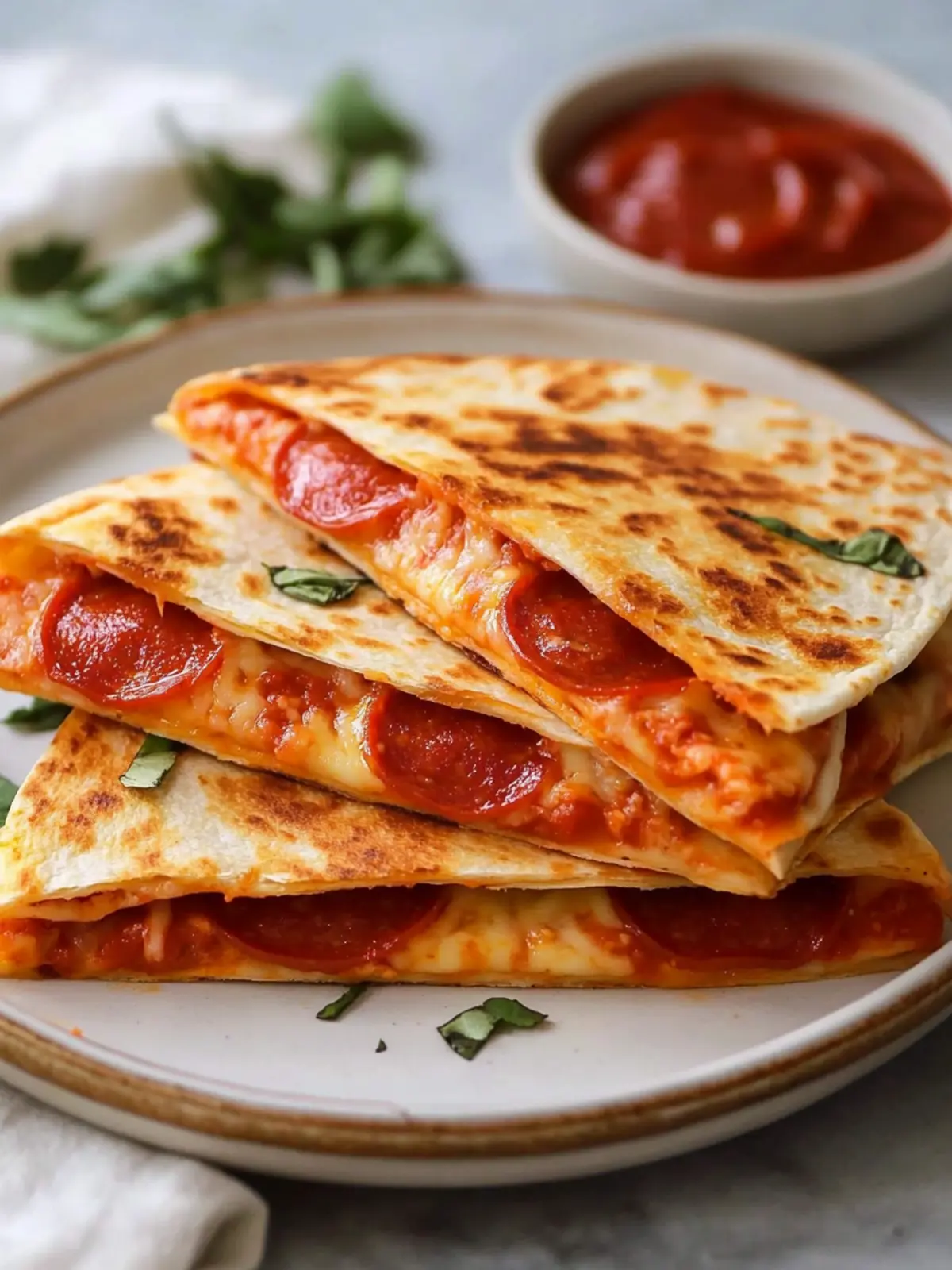 Pepperoni Pizza Quesadillas Recipe for Quick Family Fun 4 Pepperoni Pizza Quesadillas Recipe