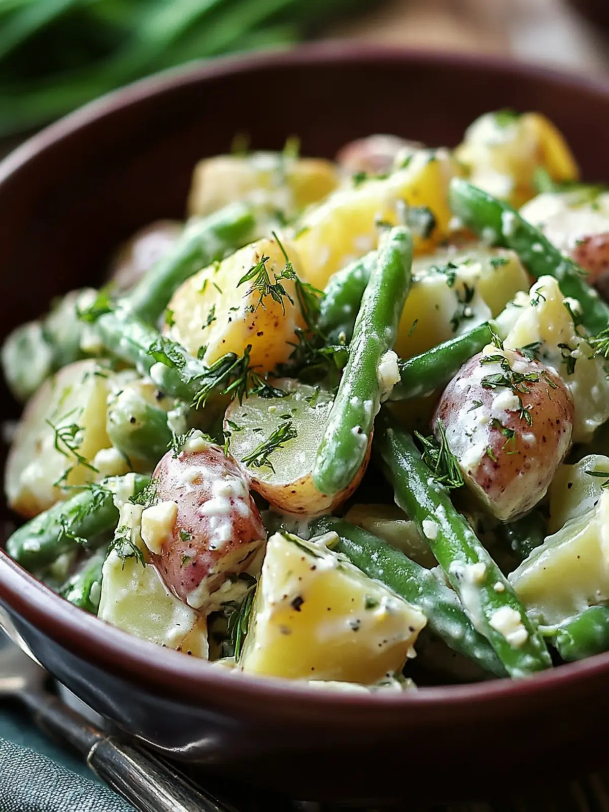 Creamy Green Bean Potato Salad for Effortless Summer Fun 4 Creamy Green Bean Potato Salad