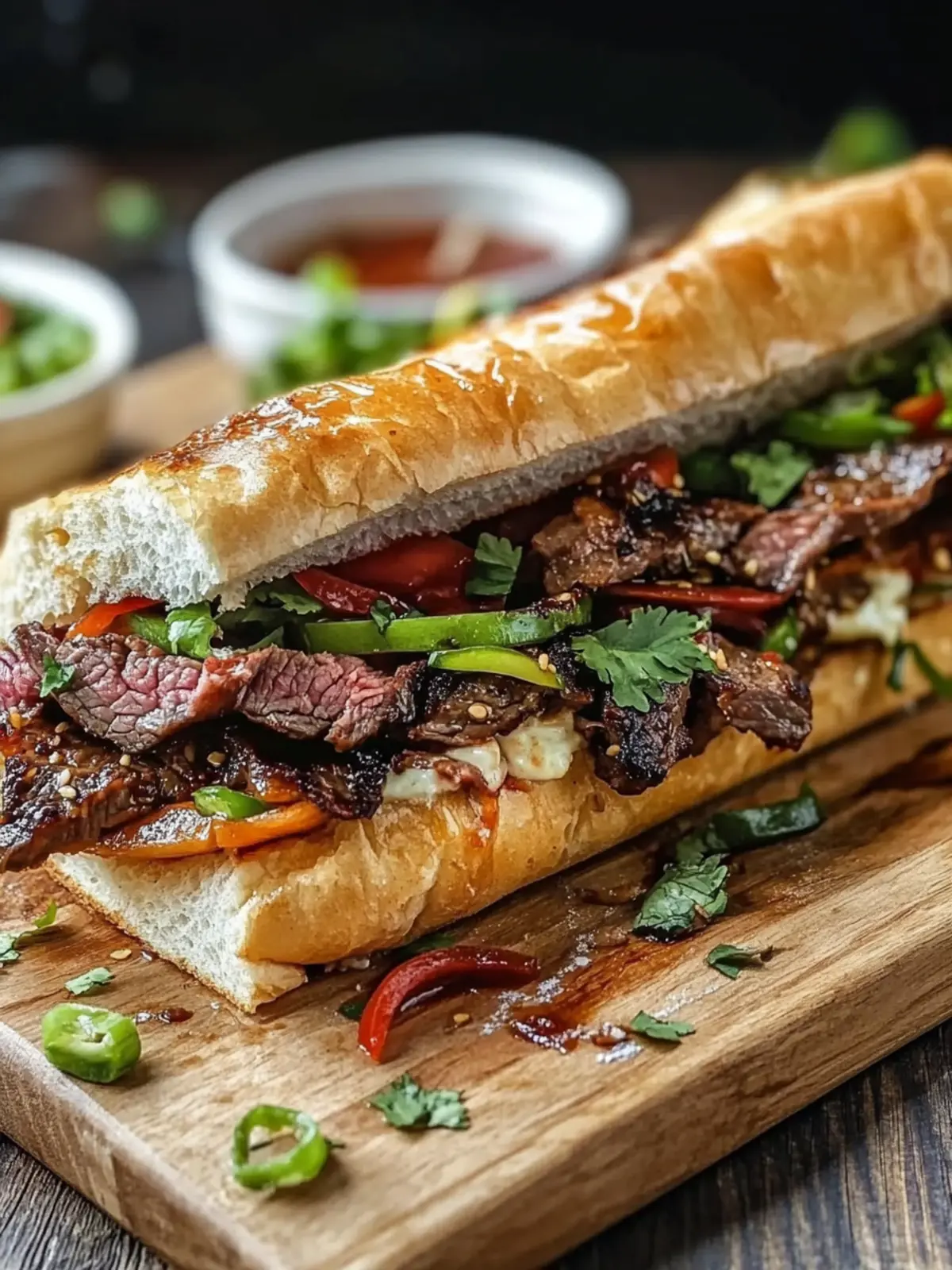 Korean Steak Sandwich Bliss: Savory Spicy Comfort Food 5 Korean Steak Sandwich