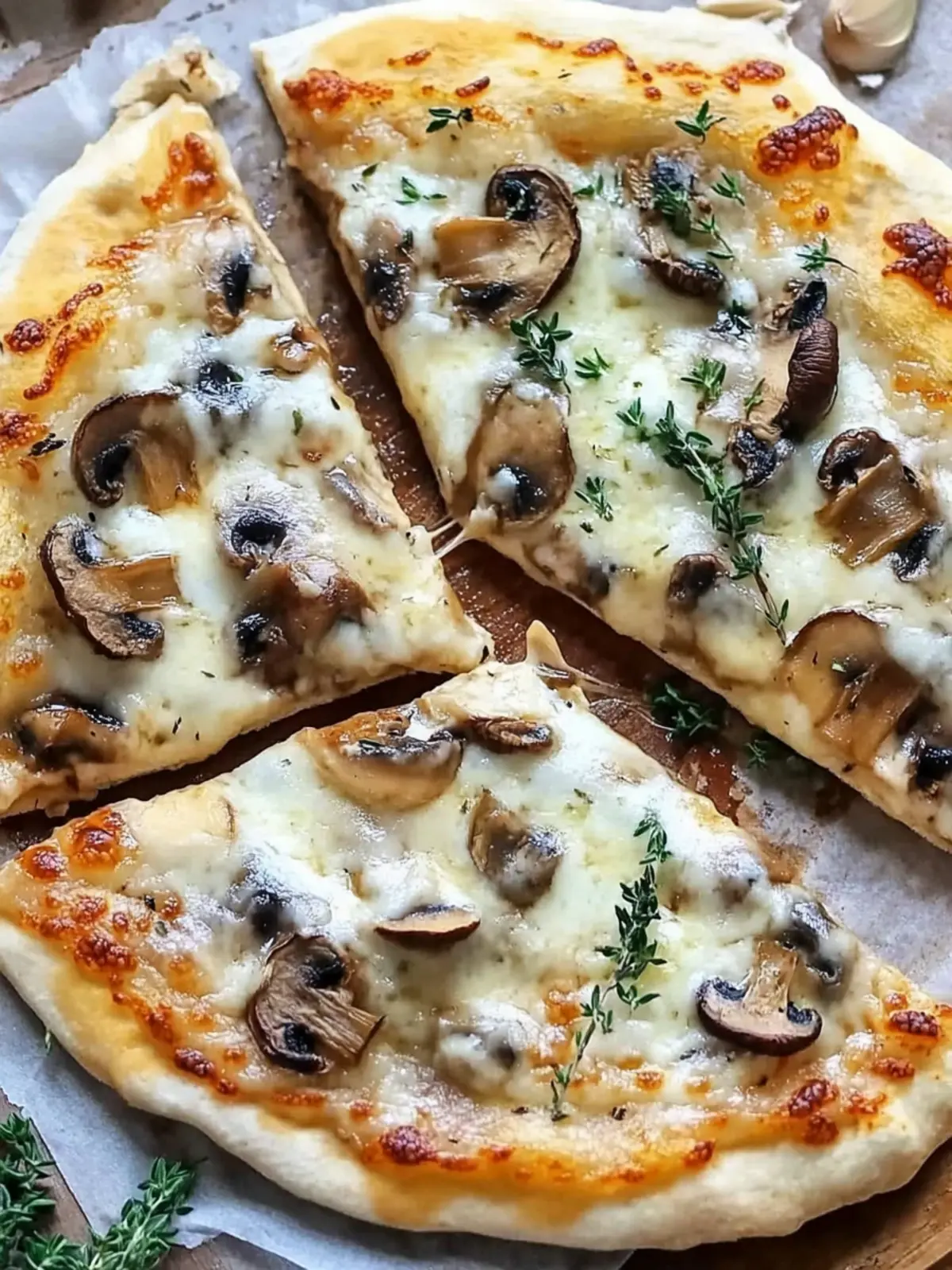 White Garlic Mushroom Pizza: Your New Favorite Comfort Dish 4 White Garlic Mushroom Pizza: An Incredible Ultimate Recipe