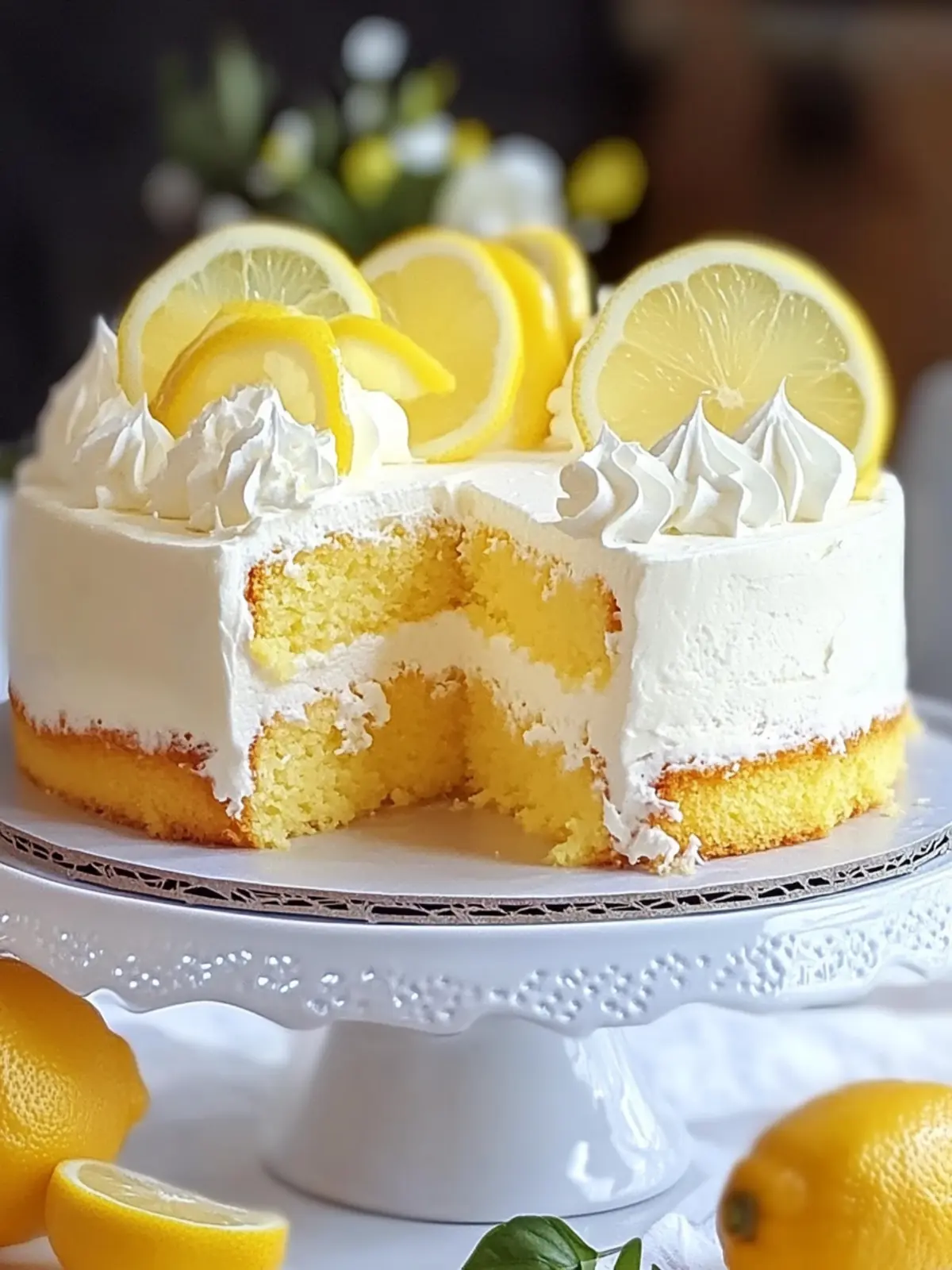 Irresistibly Zesty Italian Lemon Cream Cake for Easy Entertaining 4 Irresistibly Zesty Italian Lemon Cream Cake
