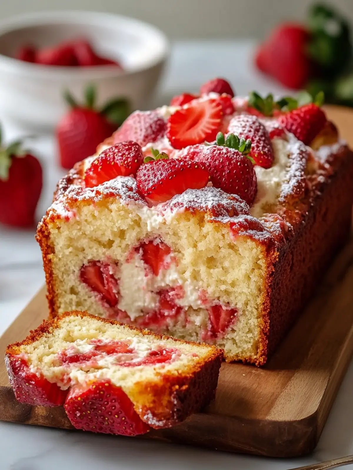 Flourless Strawberry Cottage Cheese Loaf for Guilt-Free Indulgence 5 Flourless Strawberry Cottage Cheese Loaf