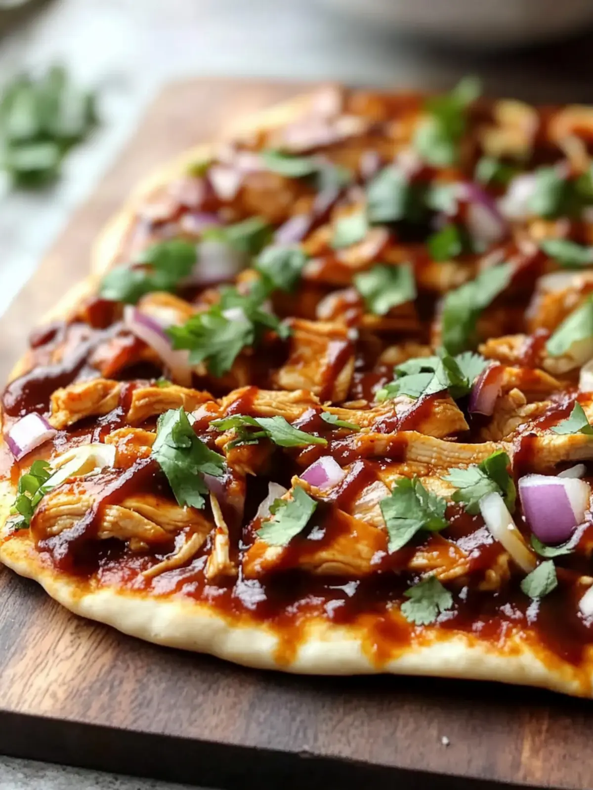 Easy BBQ Chicken Flatbread Recipe You'll Crave More Than Takeout 5 Easy BBQ Chicken Flatbread Recipe (Better Than Takeout!)