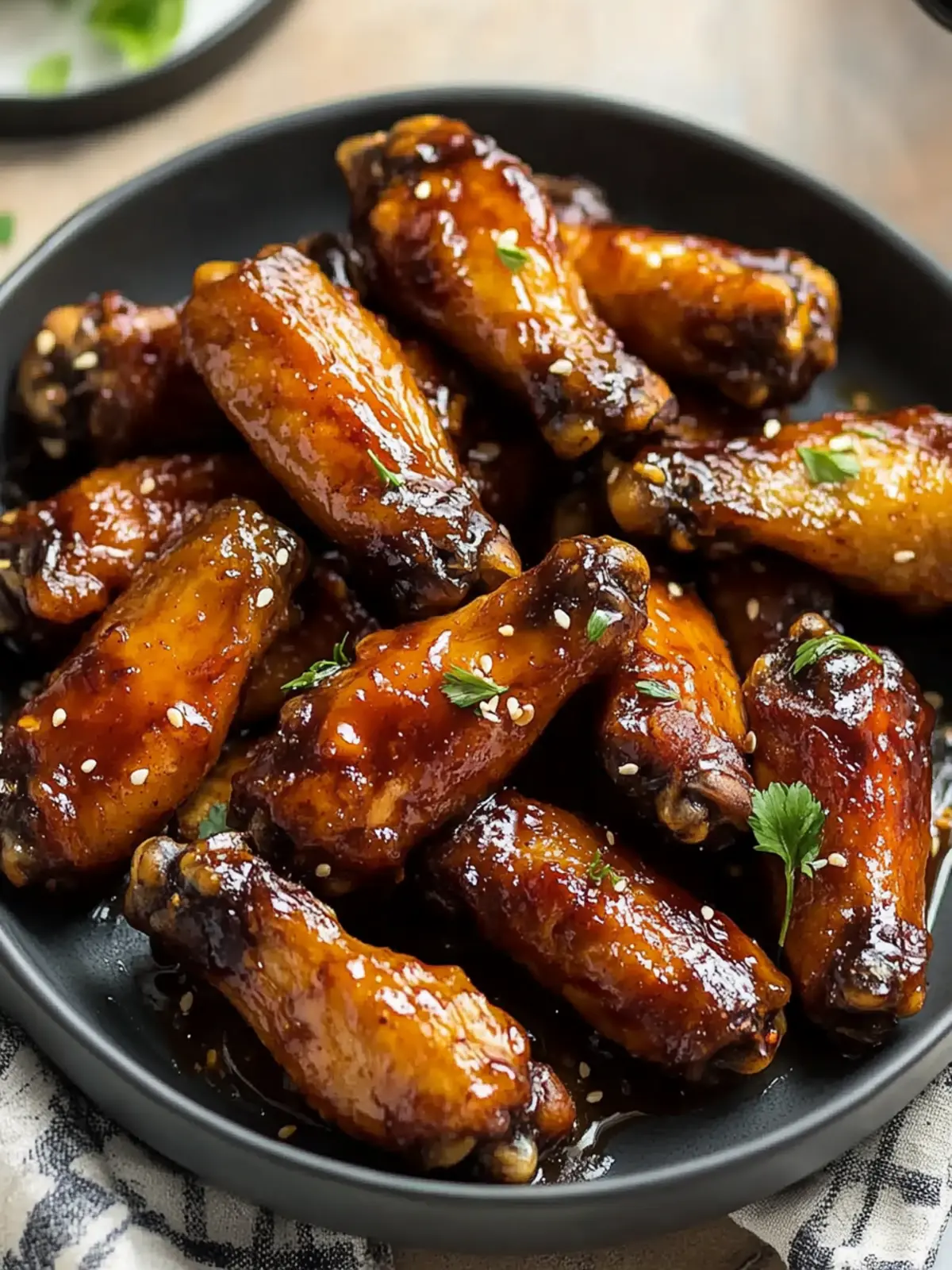 Juicy Sticky Peach Chicken Wings: Fall's Best Flavor Hit 2 Juicy Sticky Peach Chicken Wings: Best Fall Flavor