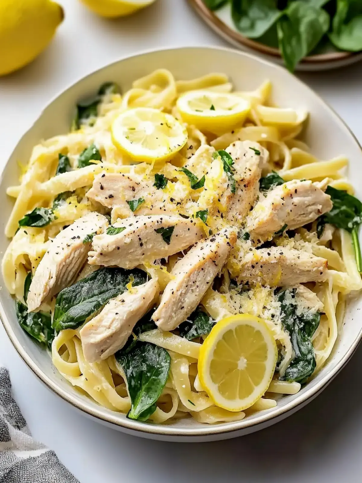 Quick Lemon Chicken Pasta with Spinach: Your Easy Weeknight Win 2 Quick Lemon Chicken Pasta with Spinach