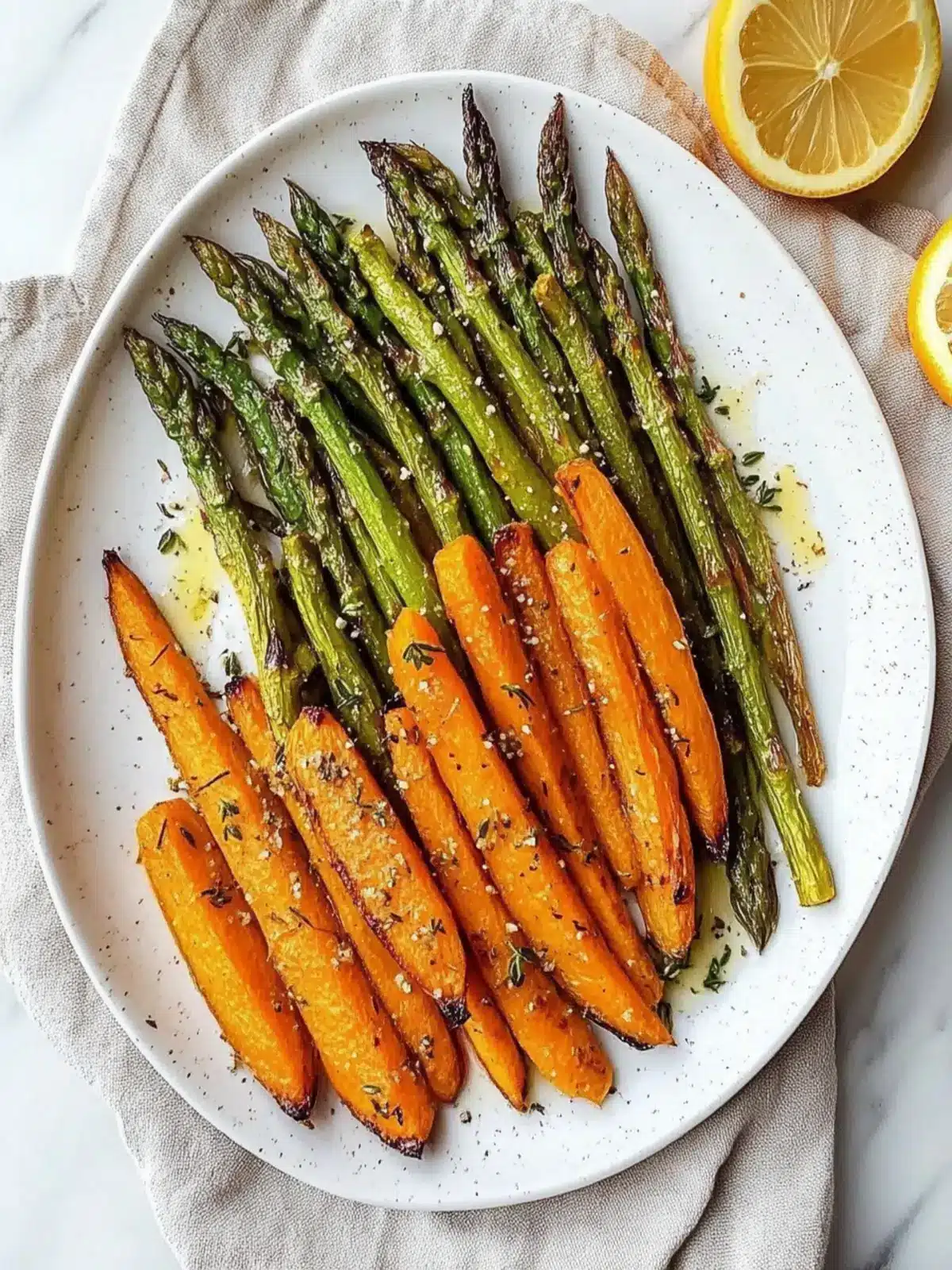 The Best Roasted Asparagus and Carrots - Easy, Vibrant Delight 5 The Best Roasted Asparagus and Carrots (Easy One-Pan Side!)