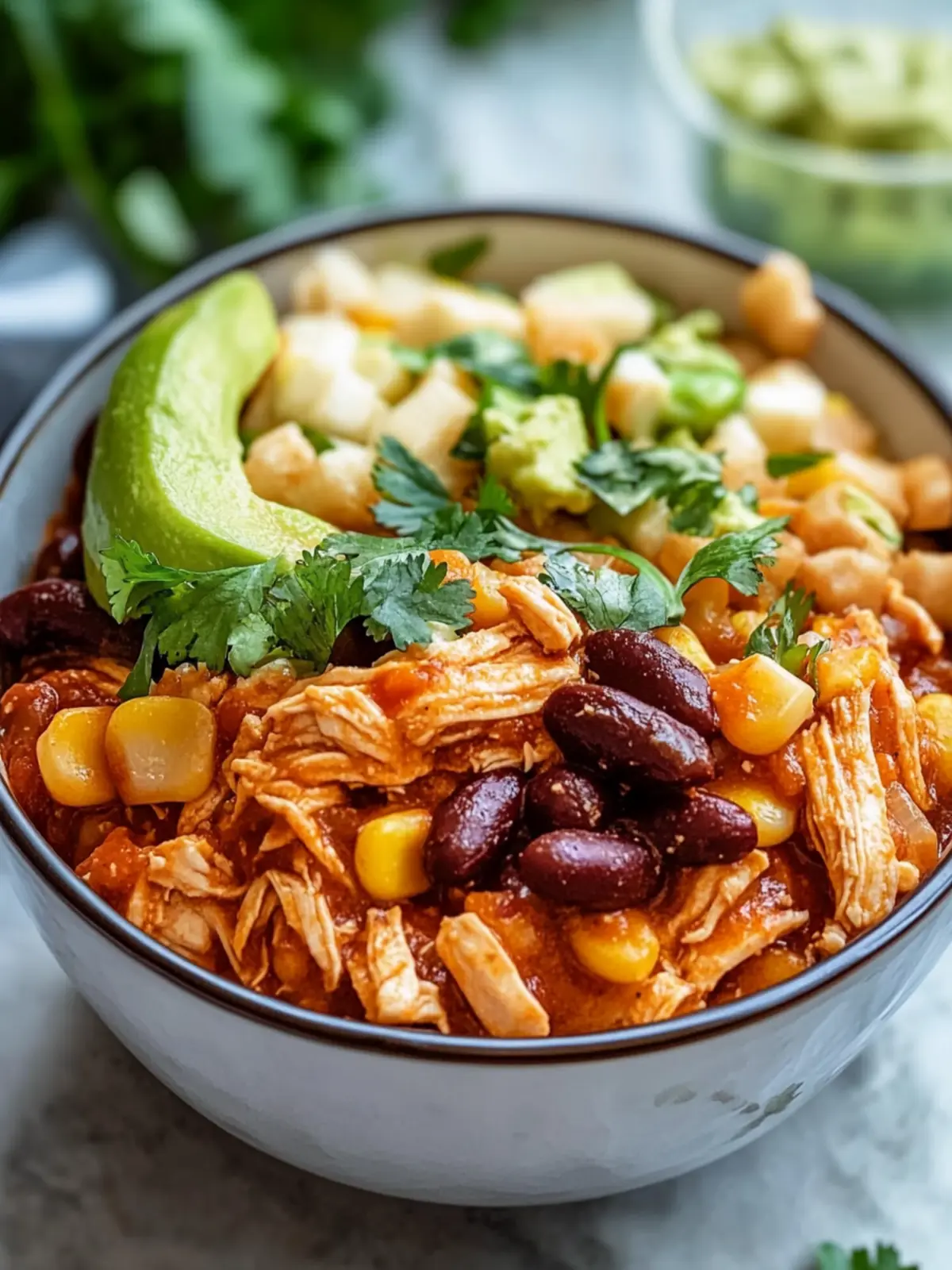 High-Protein Chicken Enchilada Bowls Ready in 30 Minutes 5 High-Protein Chicken Enchilada Bowls