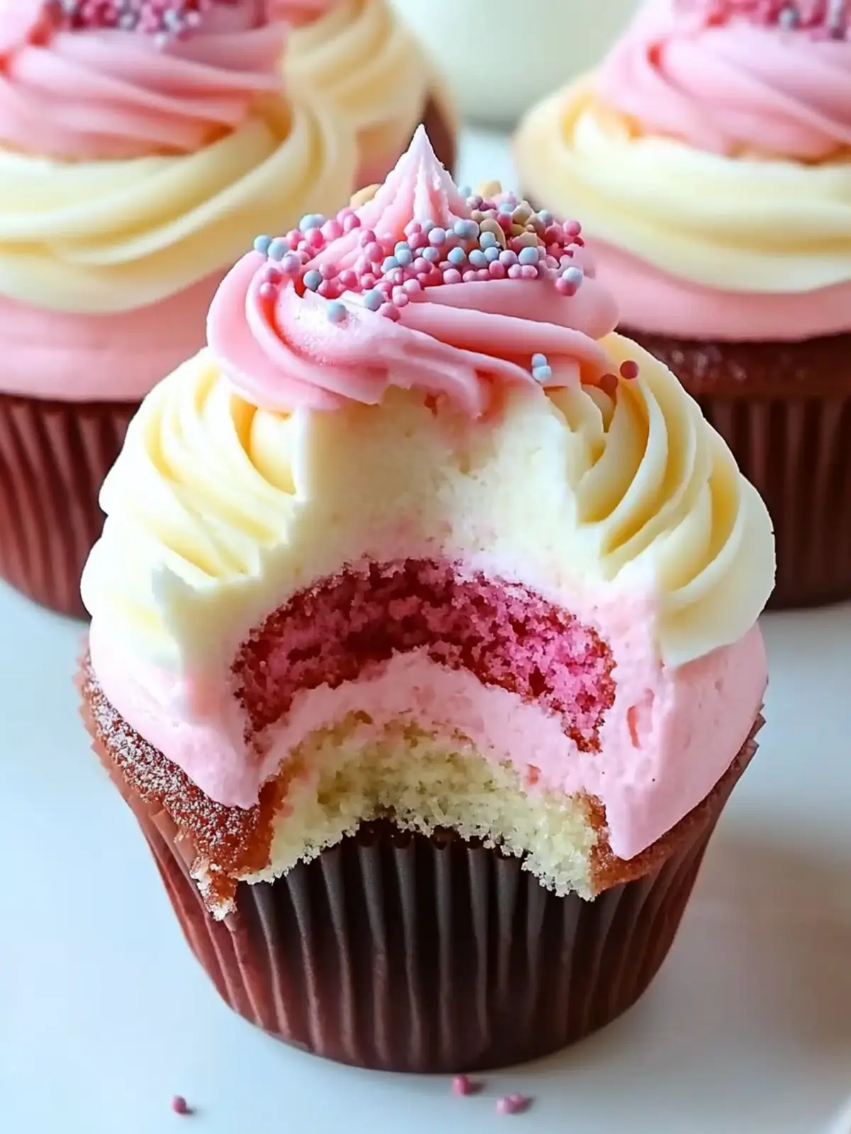Neapolitan Cupcakes: The Ultimate 5-Layer Flavor Treat 4 Neapolitan Cupcakes: An Incredible Ultimate Recipe with 5 Layers of Flavor