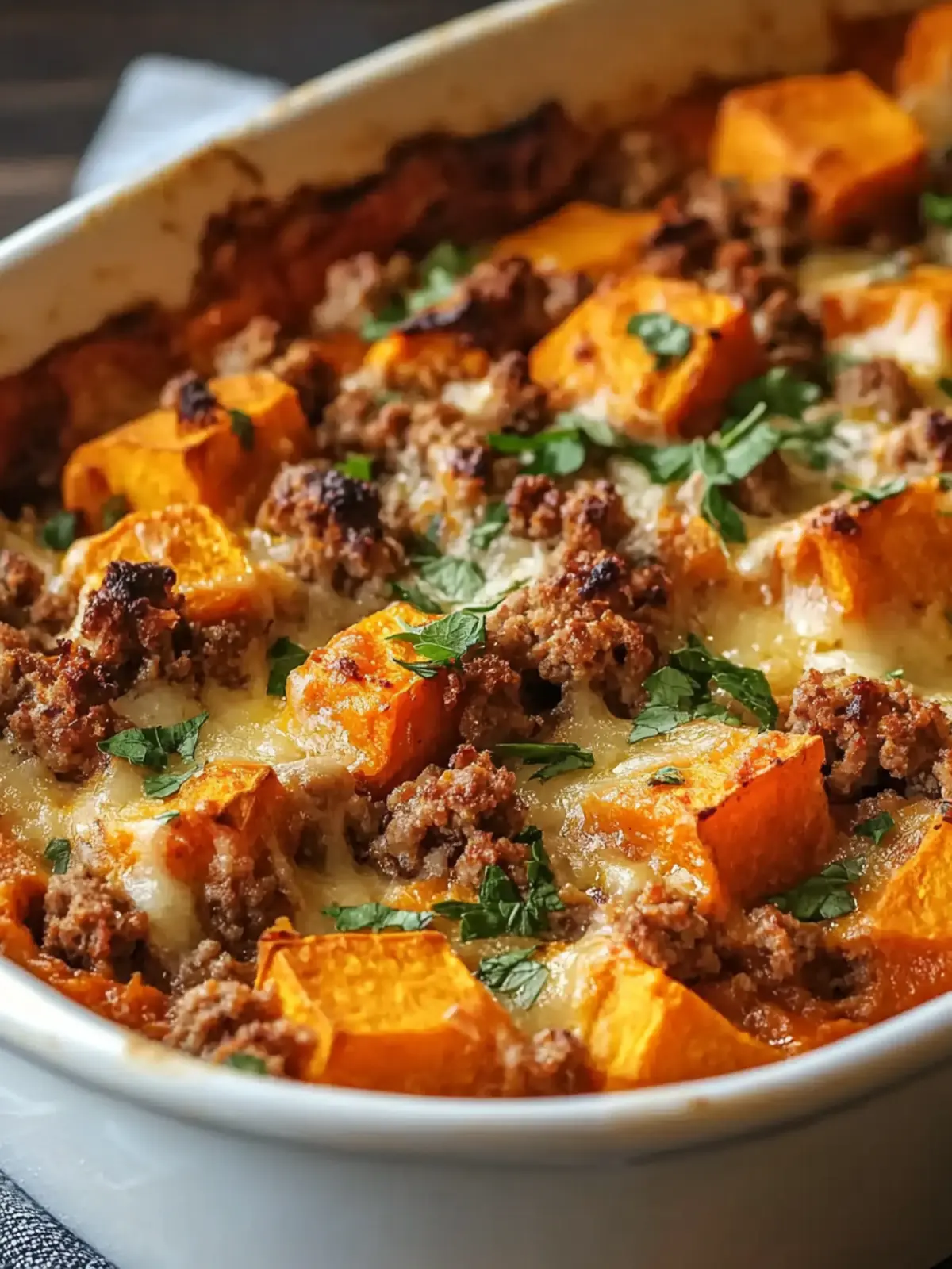 Savory Ground Turkey Sweet Potato Bake for Busy Nights 3 Ground Turkey Sweet Potato Bake