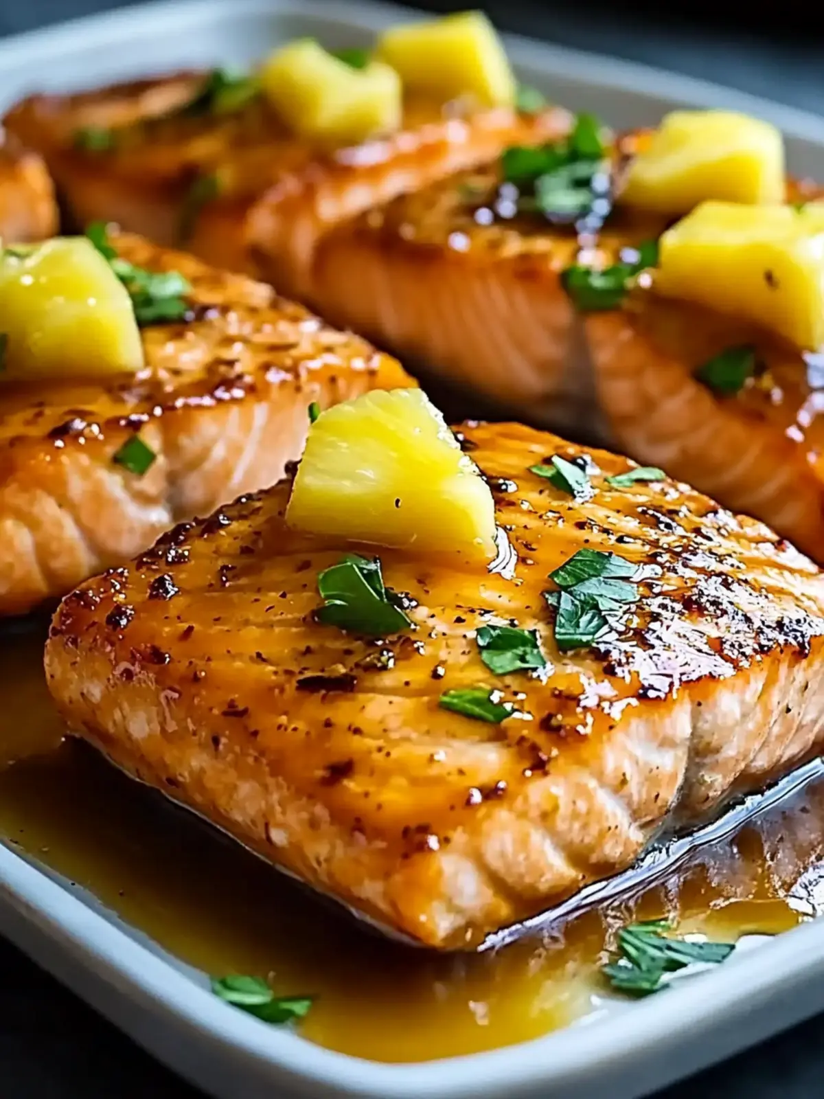 Honey Pineapple Glazed Salmon Recipe You Must Try Tonight 4 Honey Pineapple Glazed Salmon Recipe is a must-try!