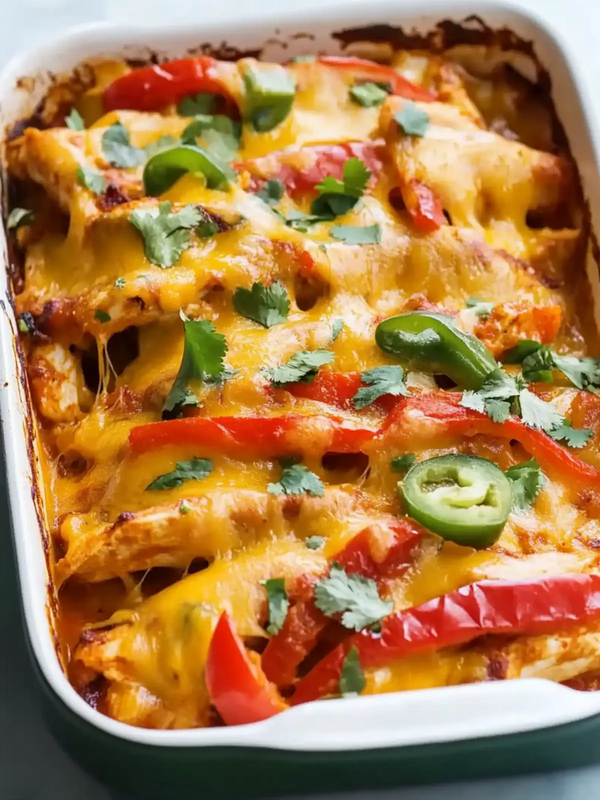 Cheesy Chicken Fajita Casserole Recipe for Family Bliss 3 Cheesy Chicken Fajita Casserole Recipe