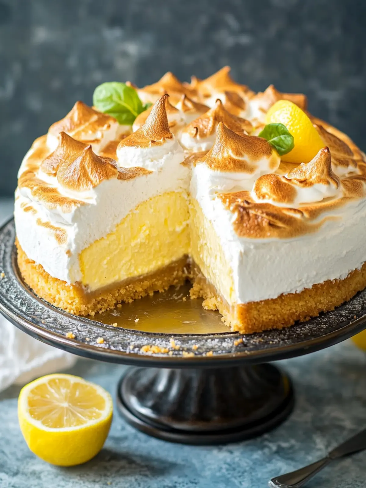 Lemon Meringue Cheesecake: A Refreshing Twist on a Classic Treat 5 Lemon Meringue Cheesecake