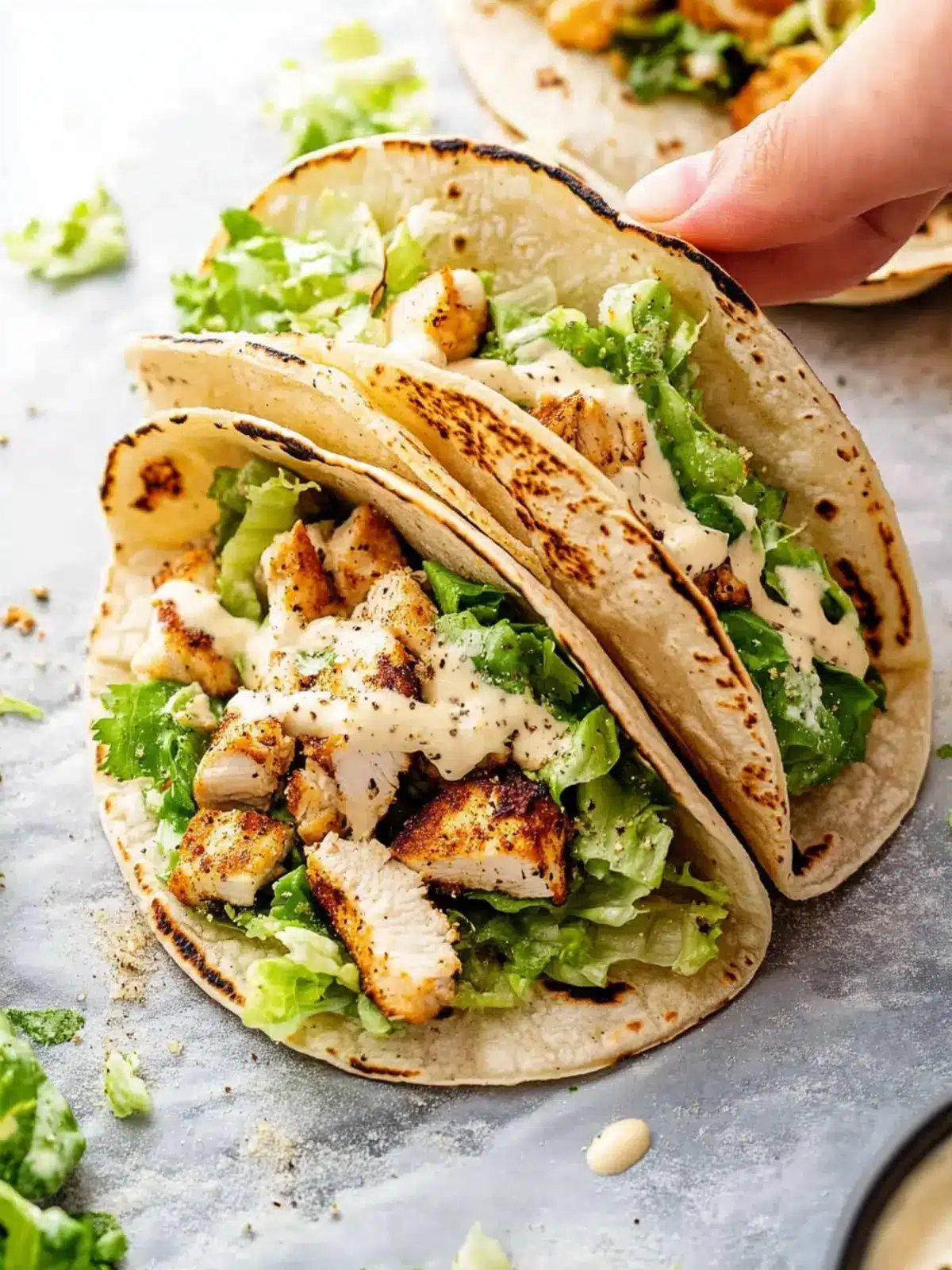 Chicken Caesar Smash Tacos: A Flavor Explosion You Need! 3 Chicken Caesar Smash Tacos