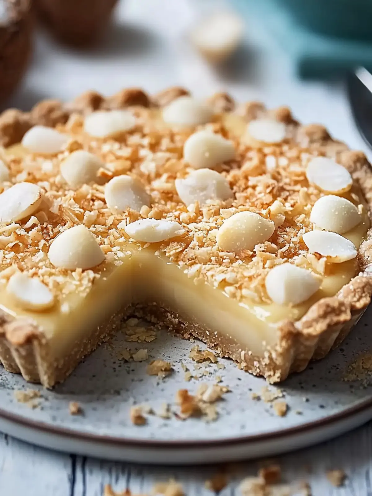 Decadent Macadamia and Coconut Tart for Family Moments 3 Macadamia and Coconut Tart